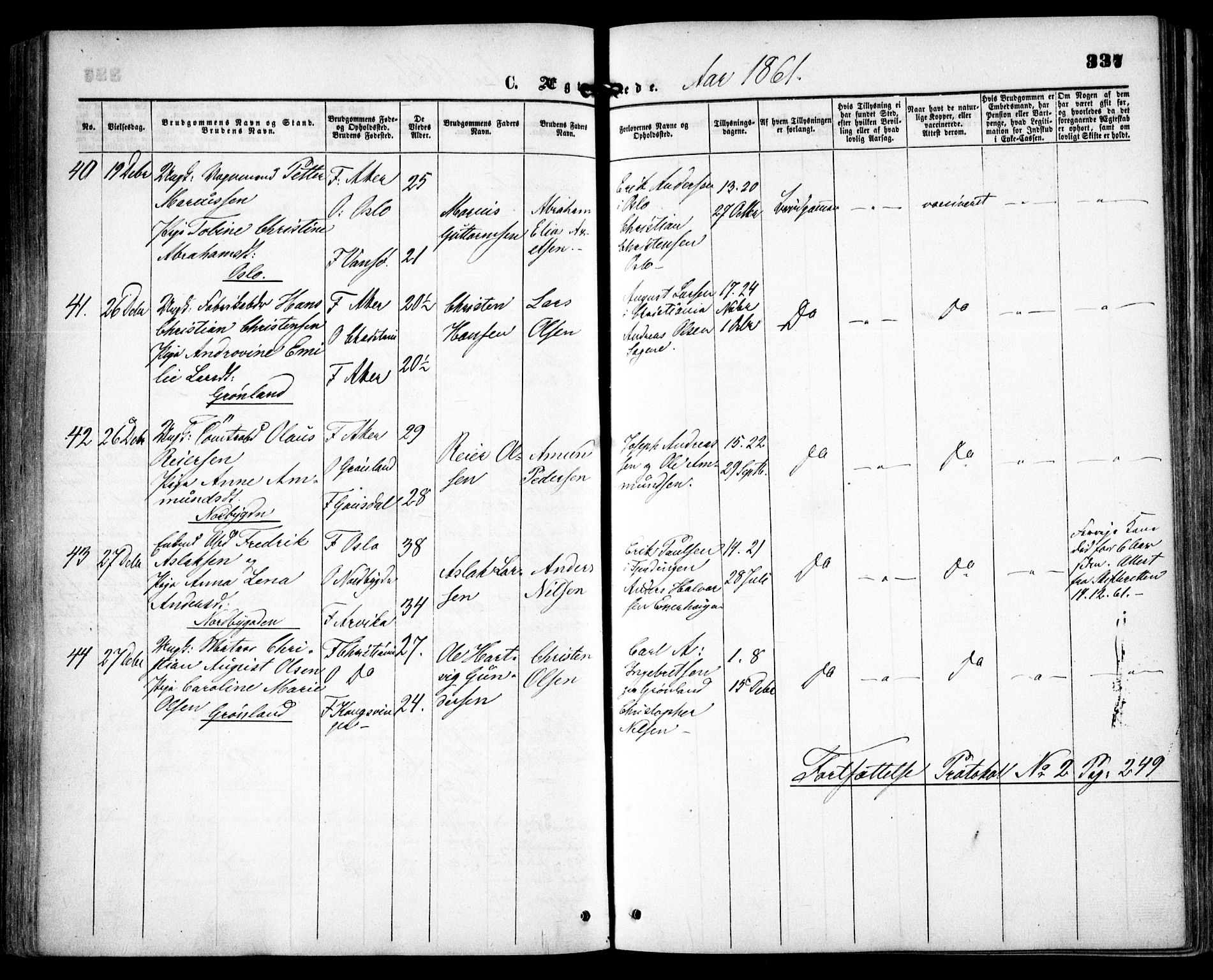 Grønland prestekontor Kirkebøker, SAO/A-10848/F/Fa/L0001: Parish register (official) no. 1, 1859-1861, p. 337