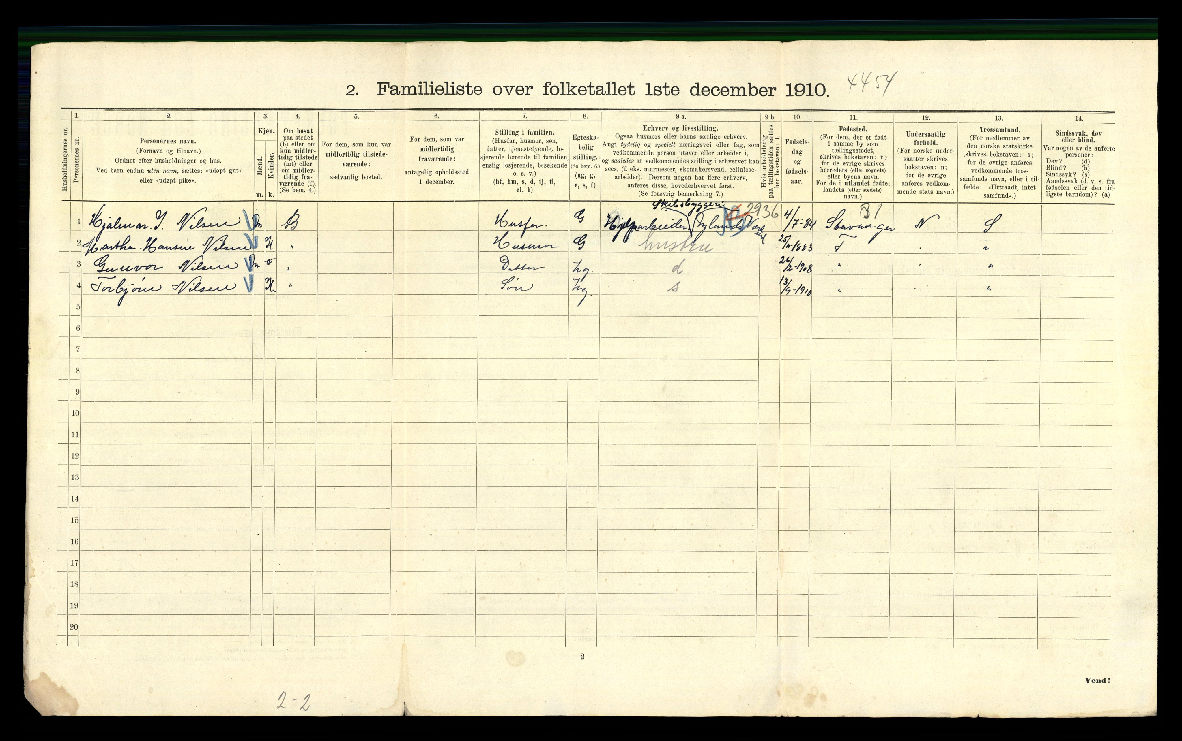 RA, 1910 census for Kristiania, 1910, p. 79094