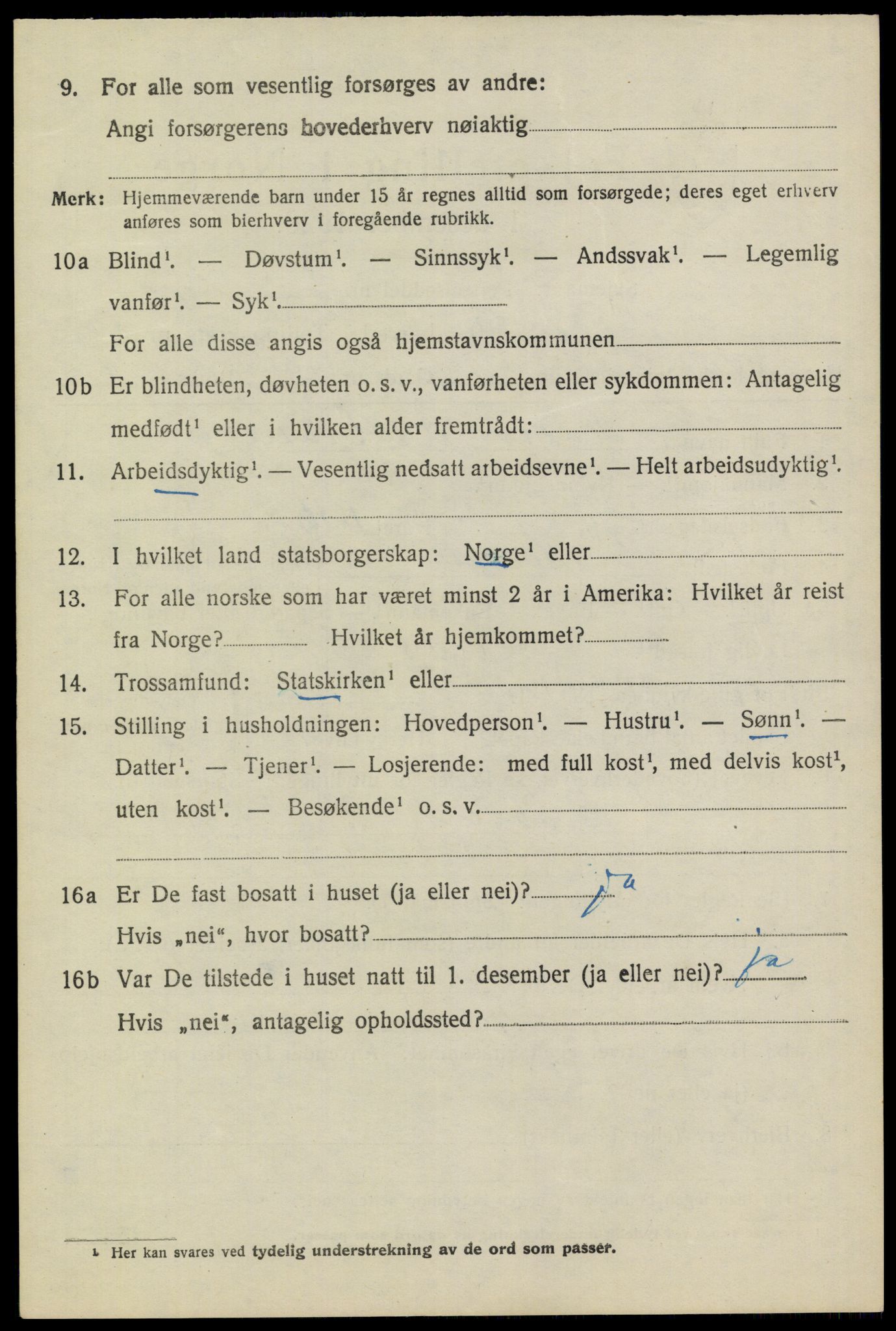 SAKO, 1920 census for Heddal, 1920, p. 7697