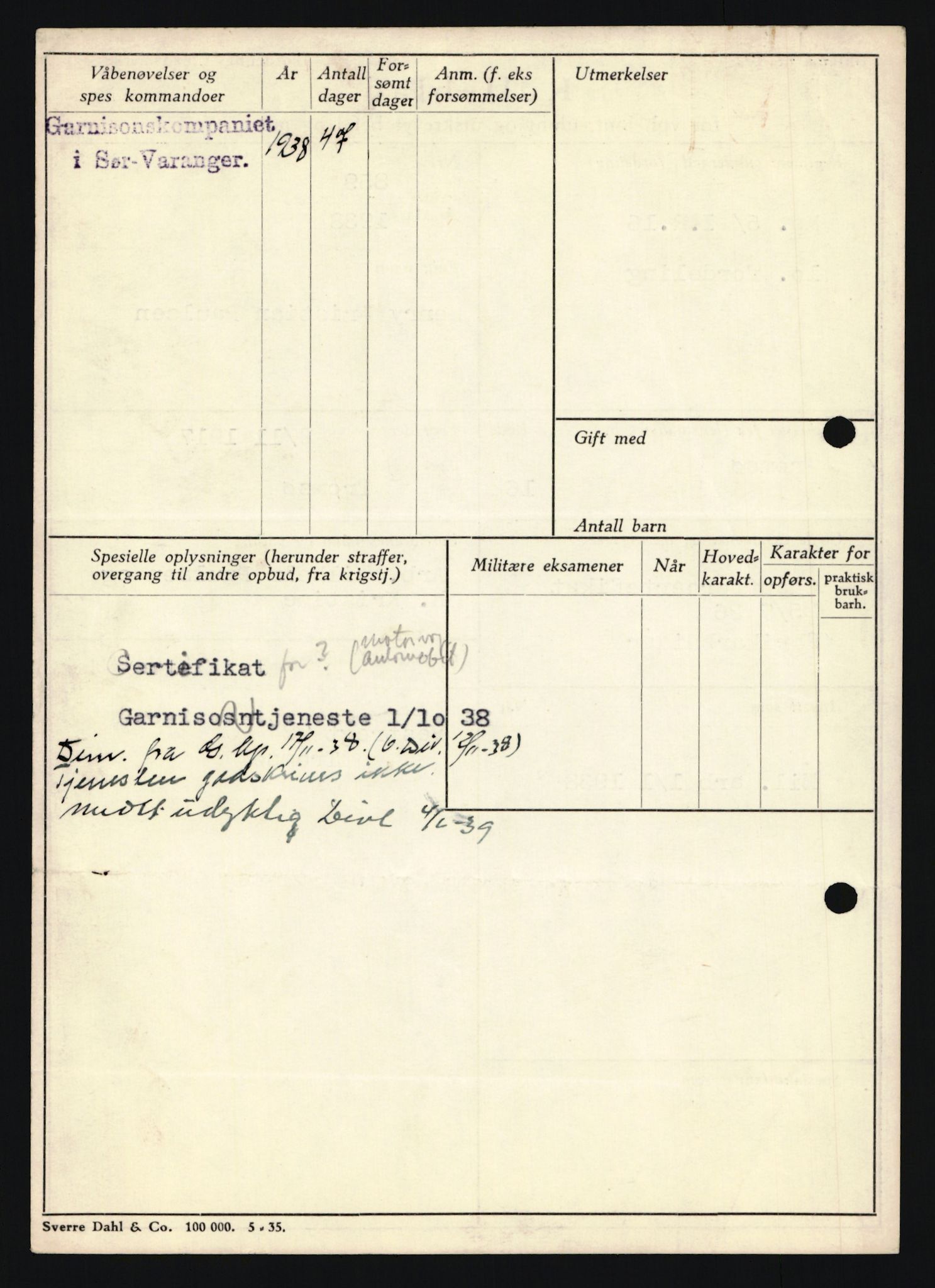 Forsvaret, Troms infanteriregiment nr. 16, AV/RA-RAFA-3146/P/Pa/L0022: Rulleblad for regimentets menige mannskaper, årsklasse 1938, 1938, p. 1302