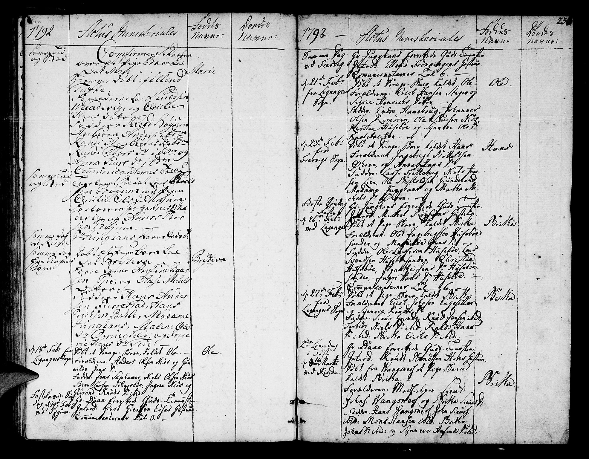 Leikanger sokneprestembete, AV/SAB-A-81001/H/Haa/Haaa/L0004: Parish register (official) no. A 4, 1770-1791, p. 236