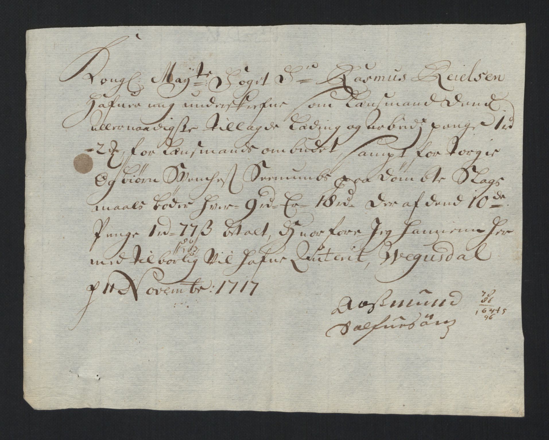 Rentekammeret inntil 1814, Reviderte regnskaper, Fogderegnskap, RA/EA-4092/R40/L2452: Fogderegnskap Råbyggelag, 1716-1717, p. 318