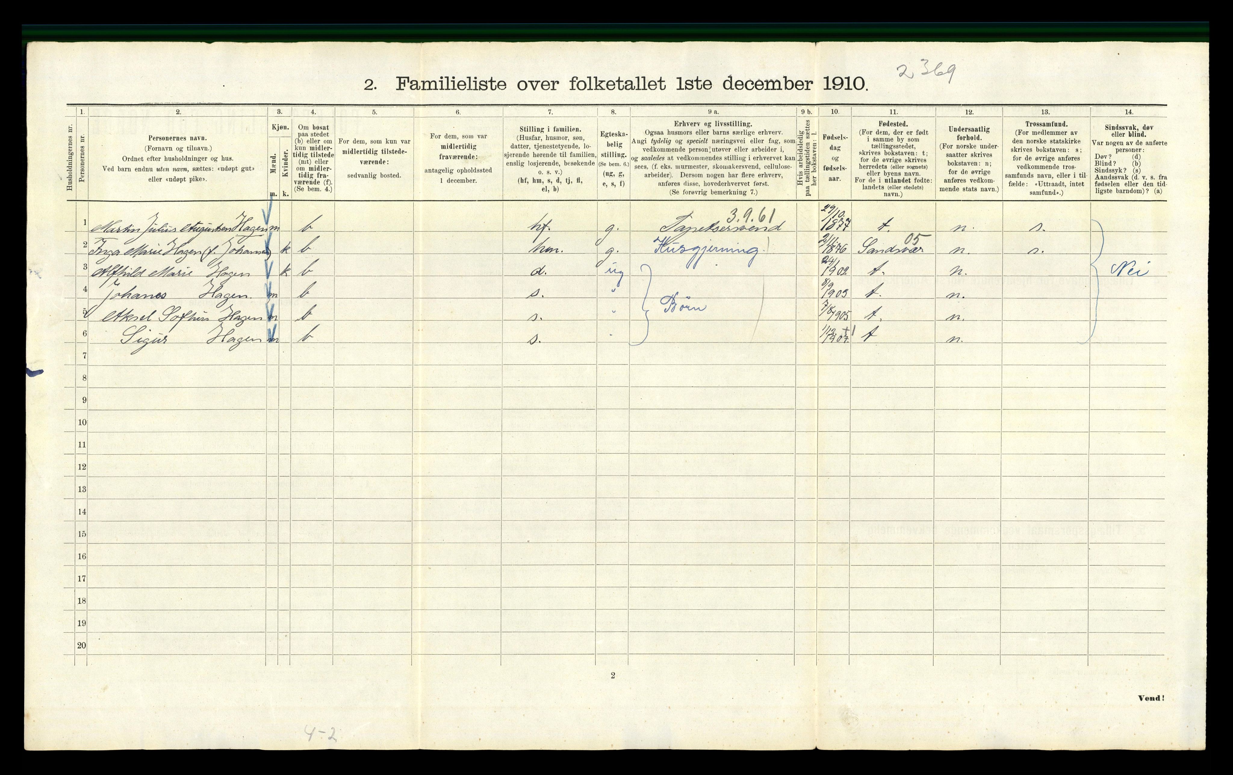 RA, 1910 census for Kristiania, 1910, p. 71154