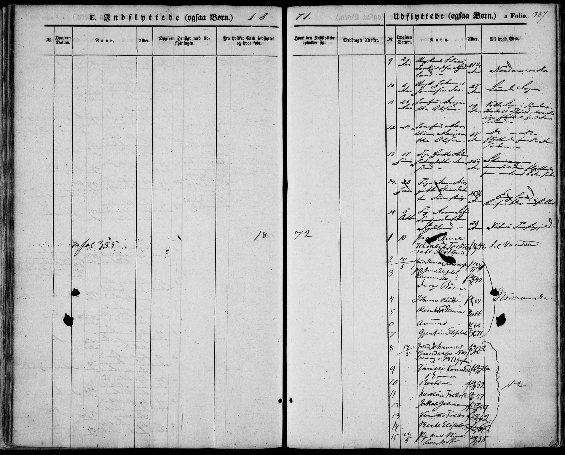 Sokndal sokneprestkontor, SAST/A-101808: Parish register (official) no. A 9, 1857-1874, p. 387