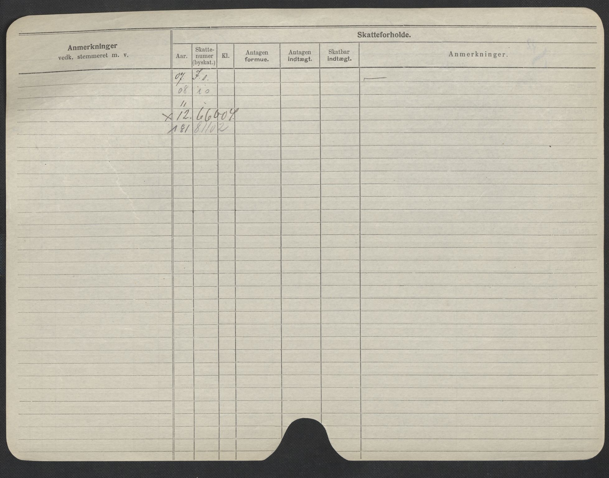 Oslo folkeregister, Registerkort, SAO/A-11715/F/Fa/Fac/L0008: Menn, 1906-1914, p. 425b