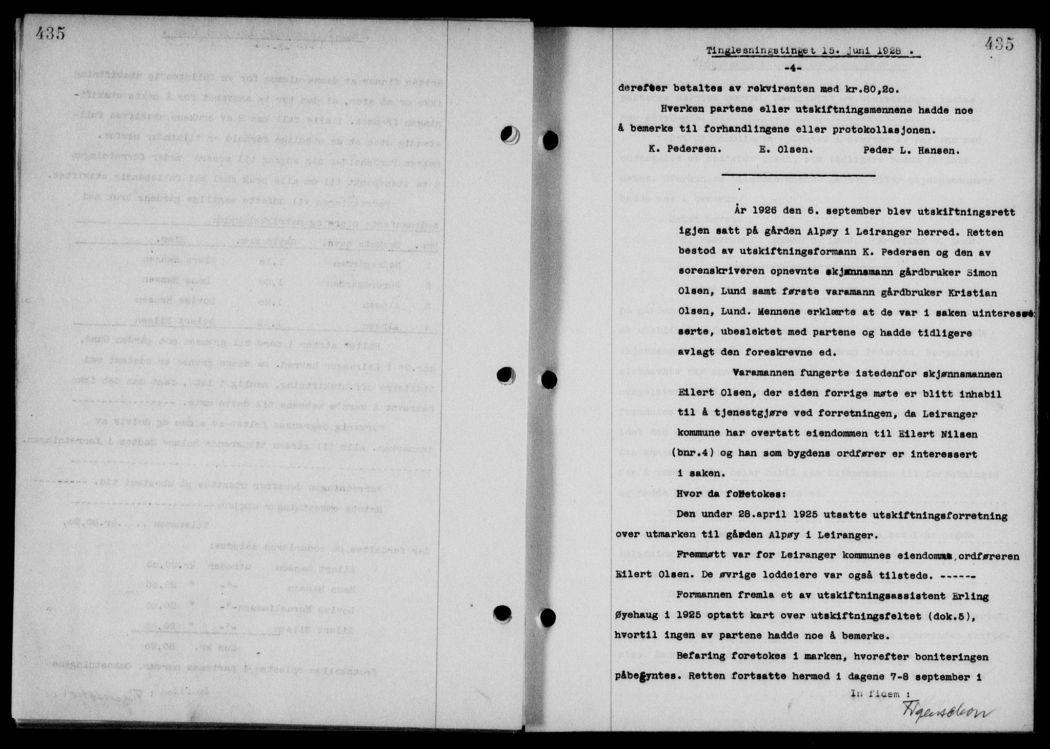 Steigen og Ofoten sorenskriveri, SAT/A-0030/1/2/2C/L0015/0002: Mortgage book no. 16 og 17-I, 1927-1928, Deed date: 15.06.1928