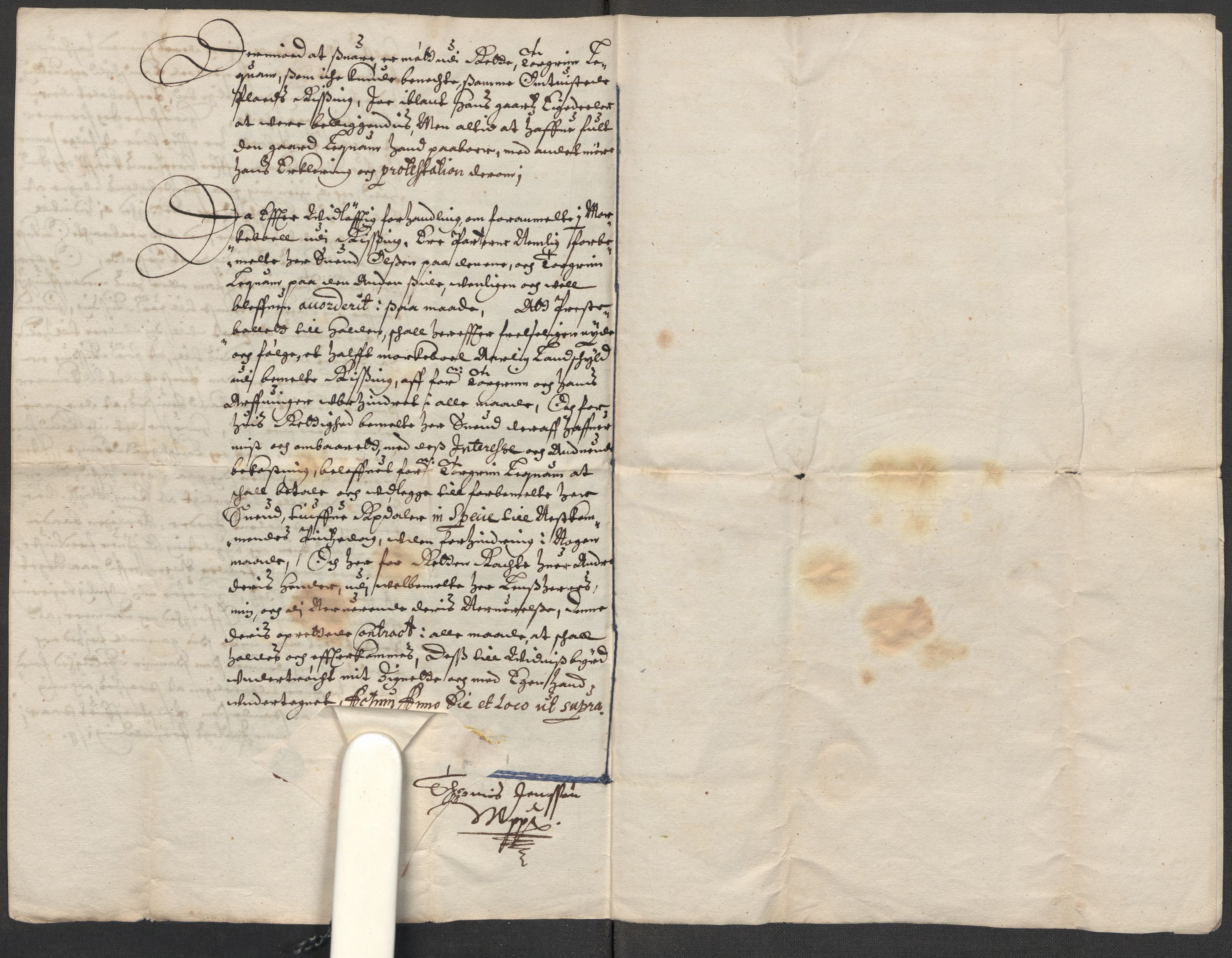 Riksarkivets diplomsamling, RA/EA-5965/F15/L0026: Prestearkiv - Telemark, 1575-1838, p. 46