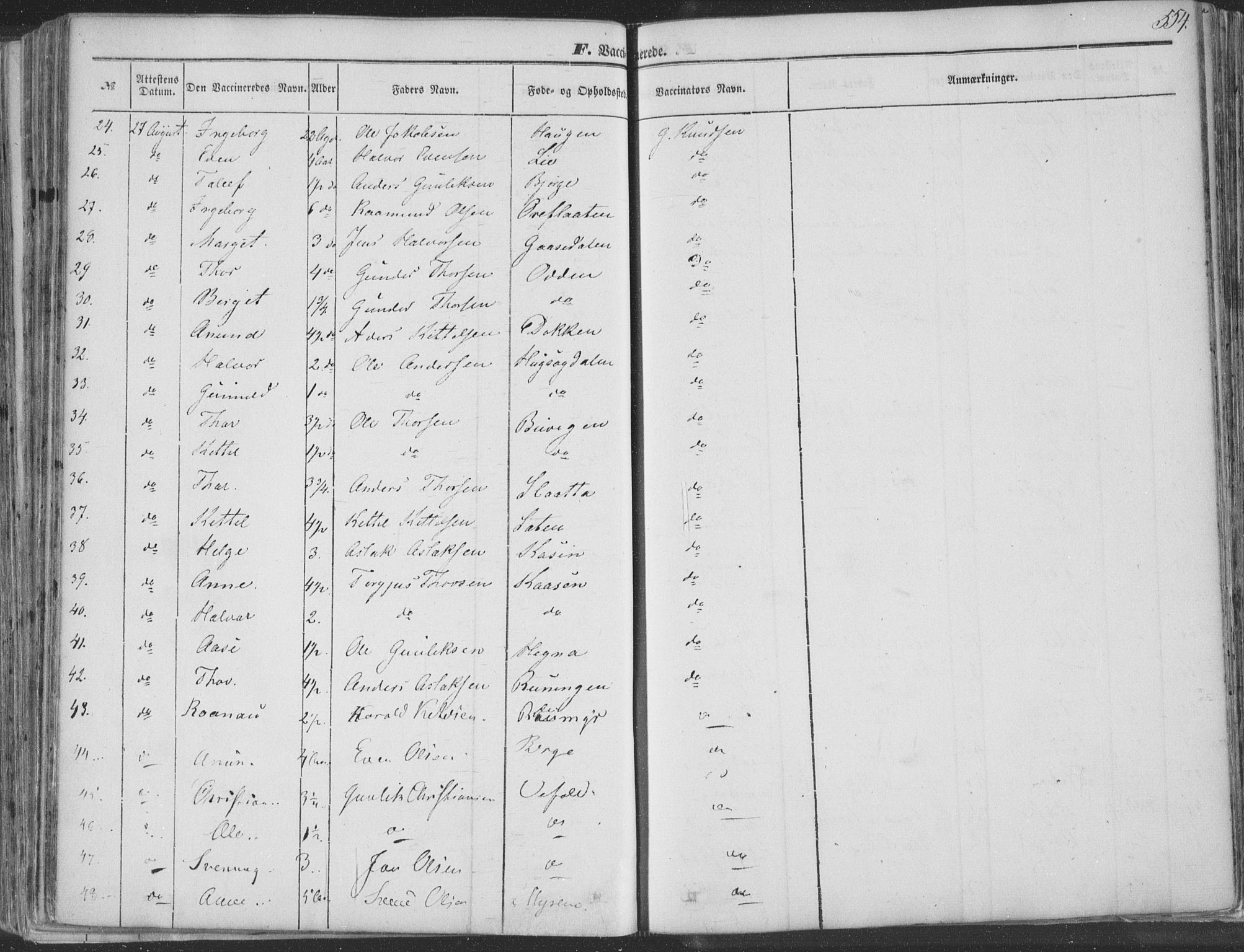 Seljord kirkebøker, AV/SAKO-A-20/F/Fa/L012b: Parish register (official) no. I 12B, 1850-1865, p. 554