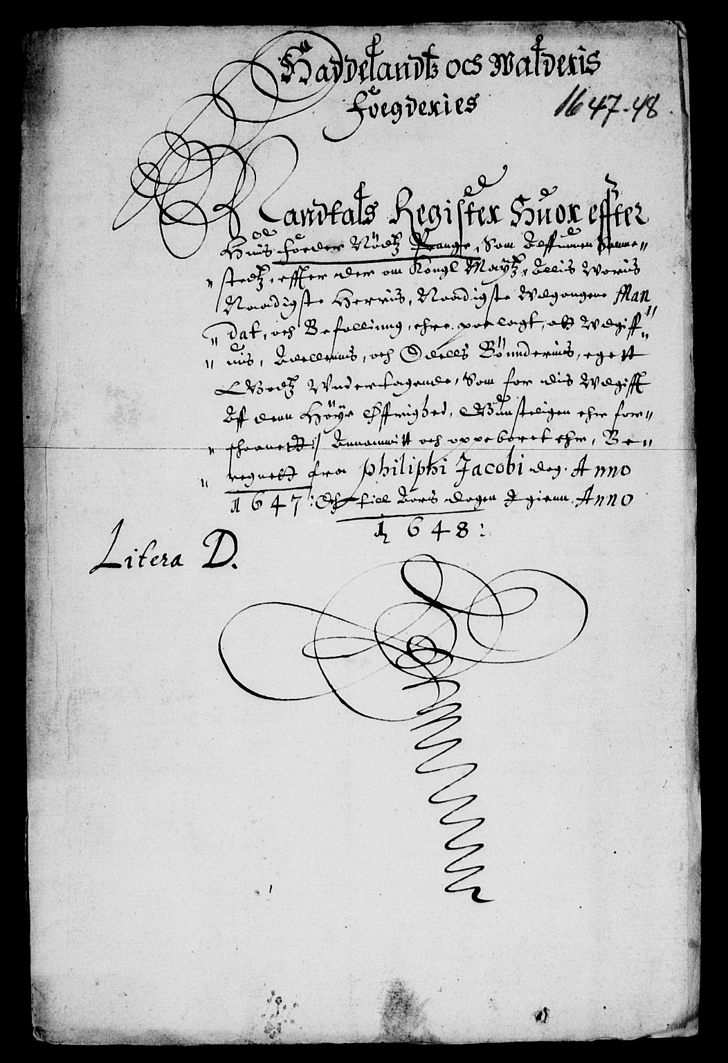 Rentekammeret inntil 1814, Reviderte regnskaper, Lensregnskaper, RA/EA-5023/R/Rb/Rba/L0194: Akershus len, 1647-1648