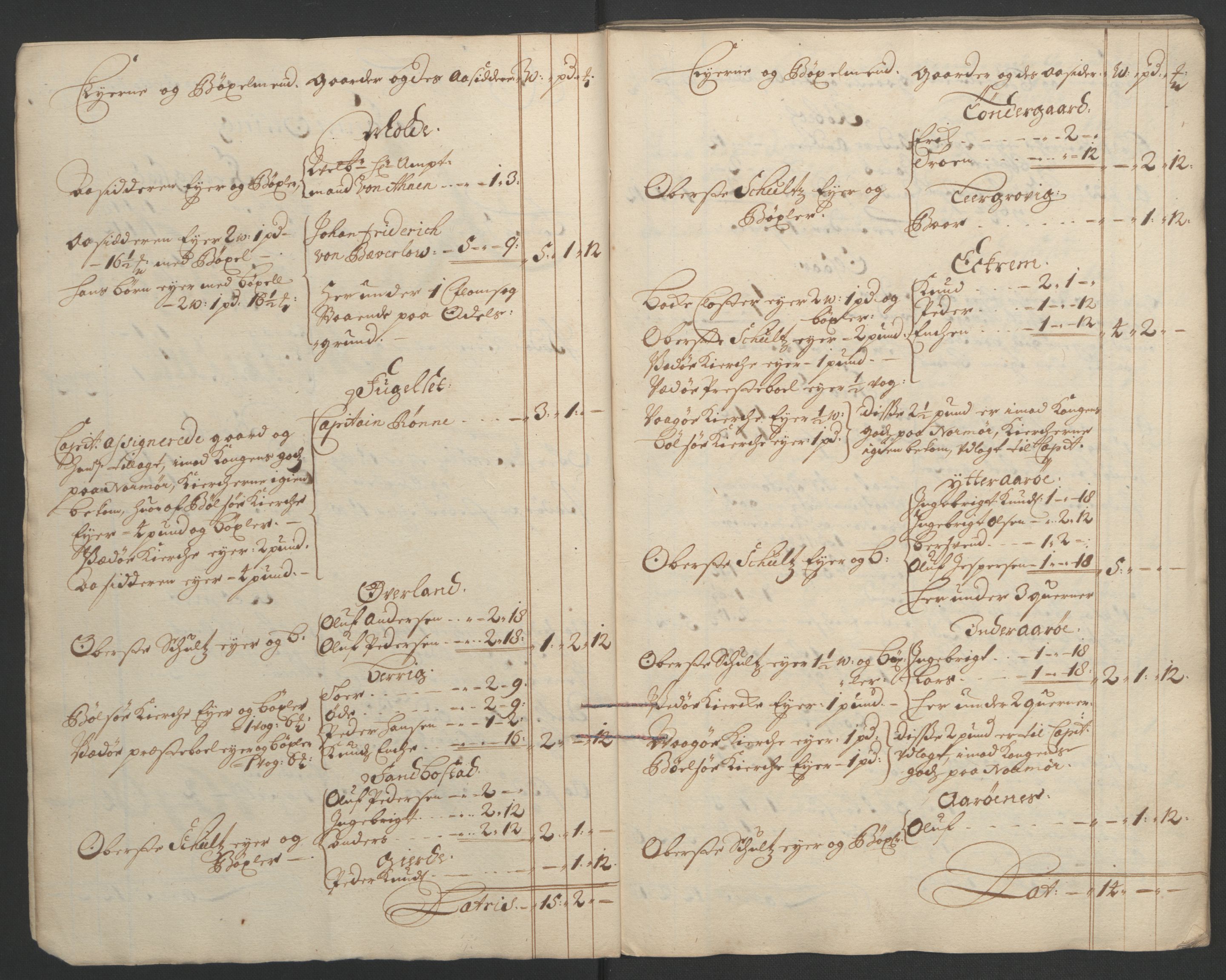 Rentekammeret inntil 1814, Reviderte regnskaper, Fogderegnskap, AV/RA-EA-4092/R55/L3652: Fogderegnskap Romsdal, 1695-1696, p. 166