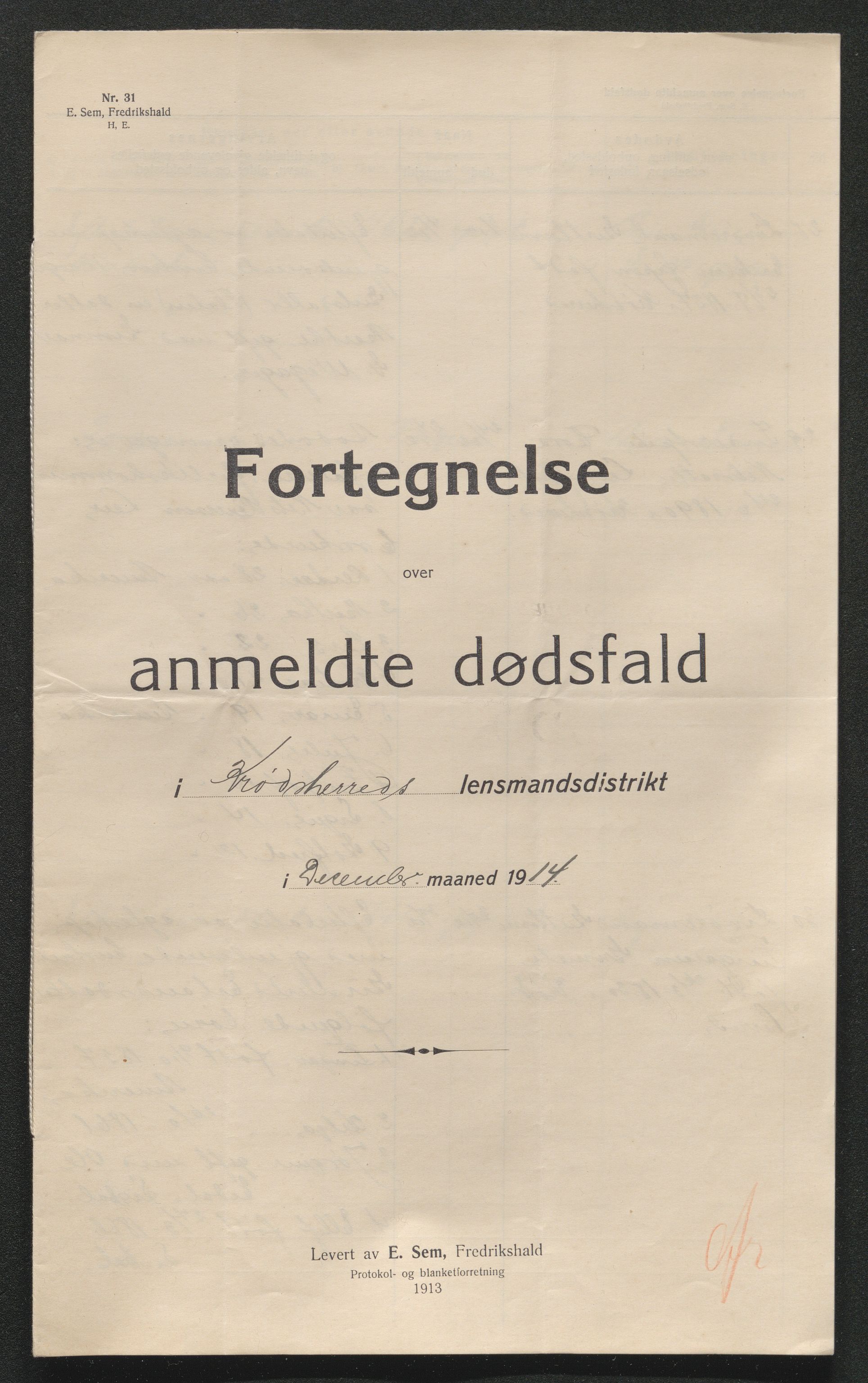 Eiker, Modum og Sigdal sorenskriveri, AV/SAKO-A-123/H/Ha/Hab/L0037: Dødsfallsmeldinger, 1914-1915, p. 631