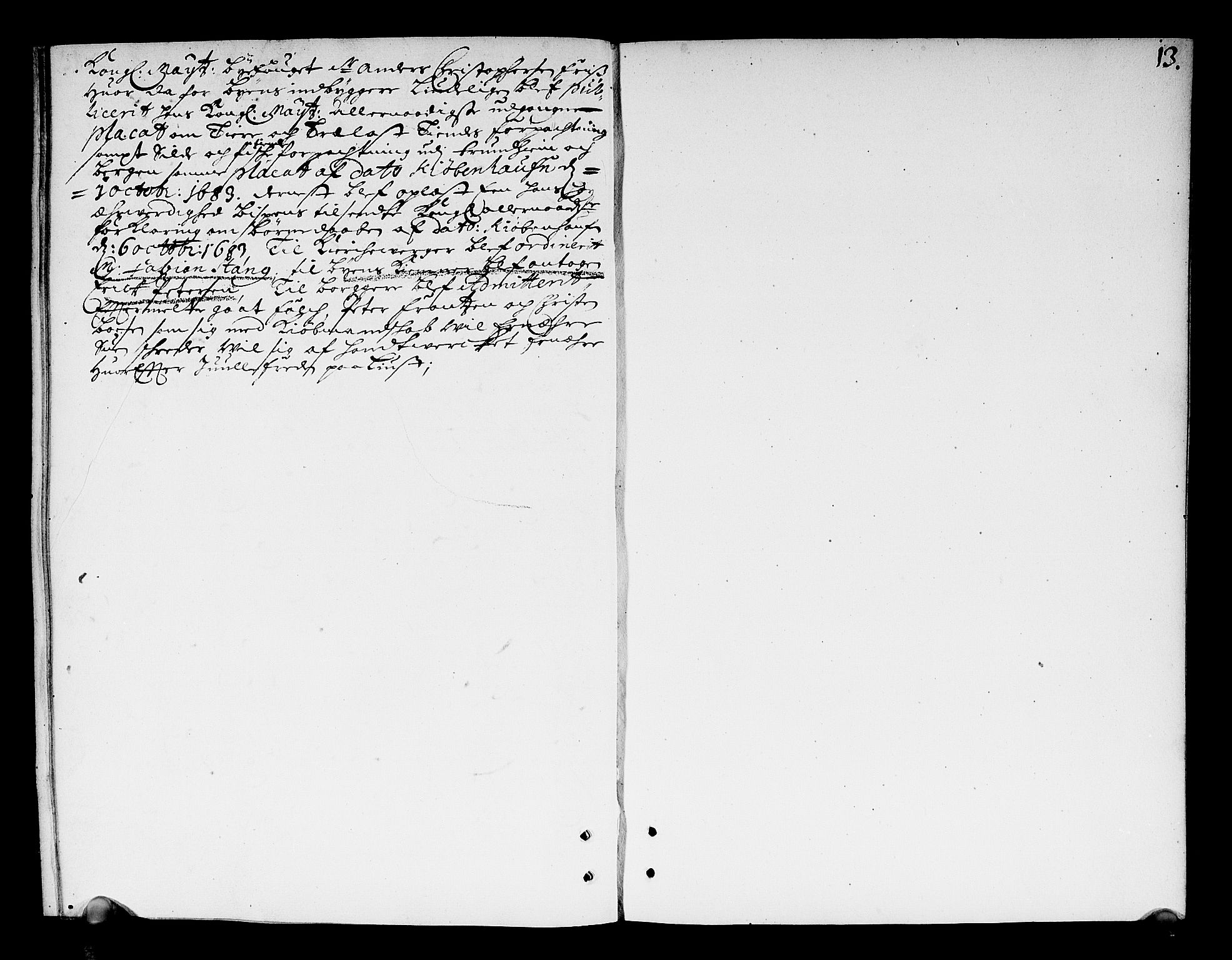 Fredrikshald rådstuerett, SAO/A-11129/A/L0002: Rådstuprotokoll, 1683, p. 12b-13a