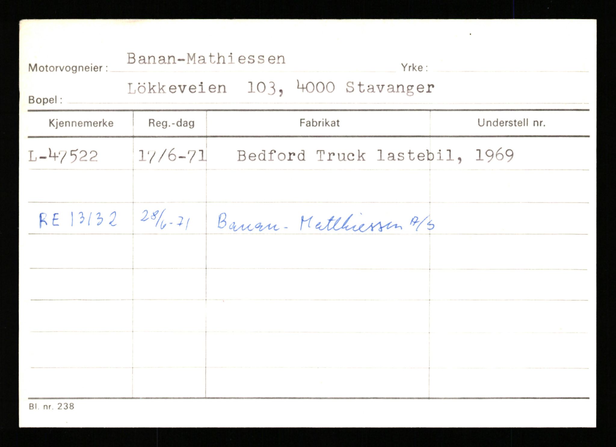 Stavanger trafikkstasjon, AV/SAST-A-101942/0/G/L0006: Registreringsnummer: 34250 - 49007, 1930-1971, p. 3214