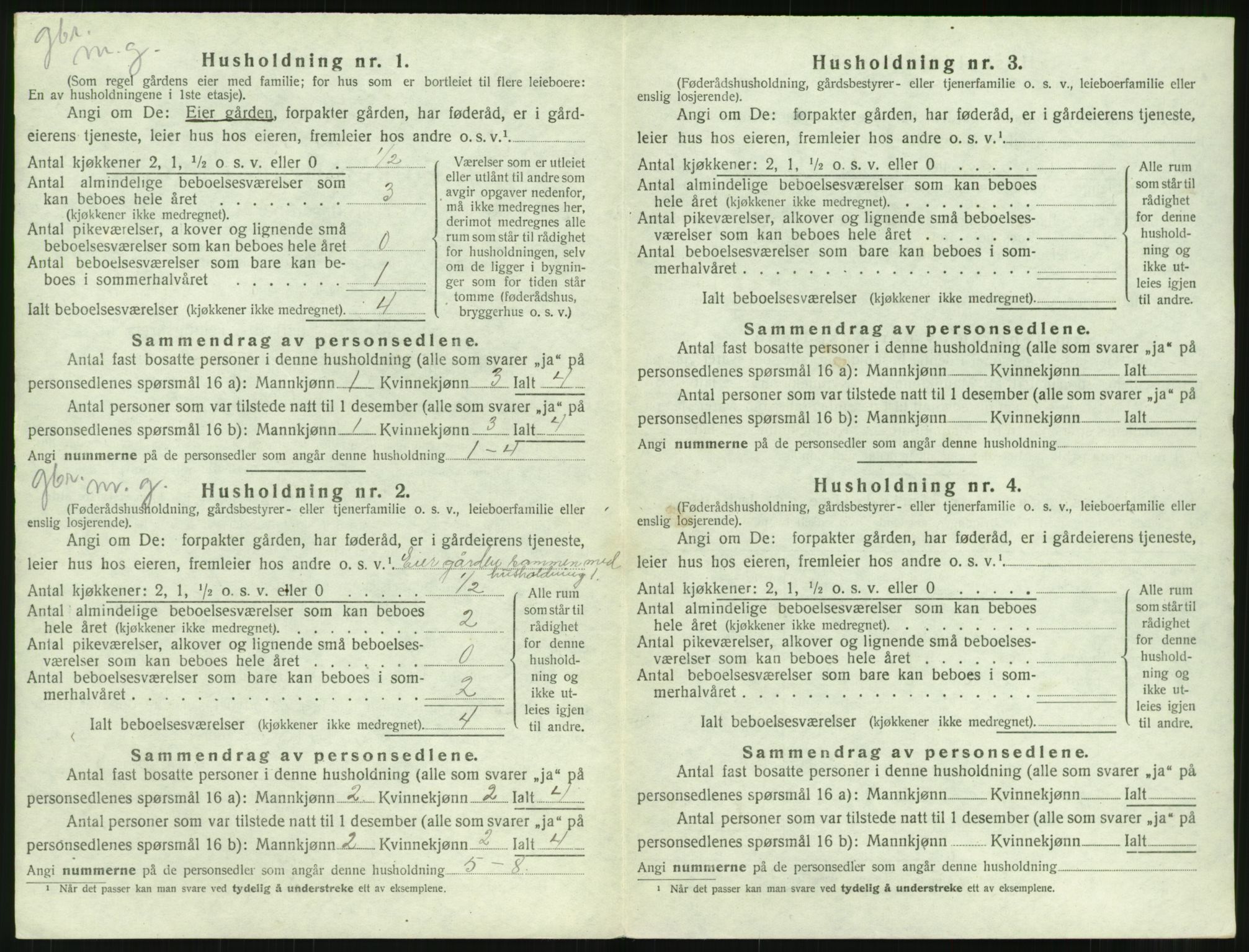 SAT, 1920 census for Bolsøy, 1920, p. 1574