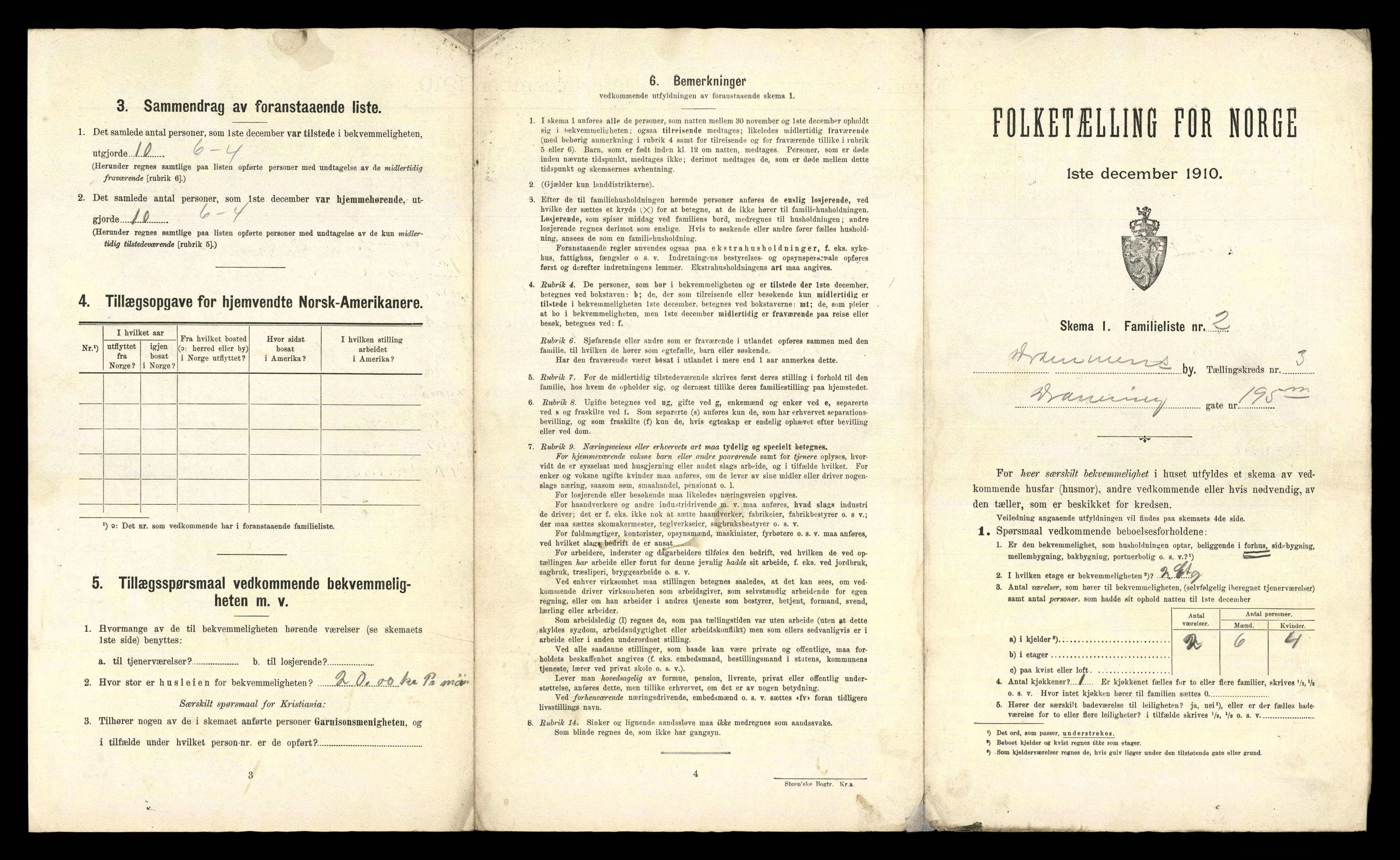 RA, 1910 census for Drammen, 1910, p. 1802