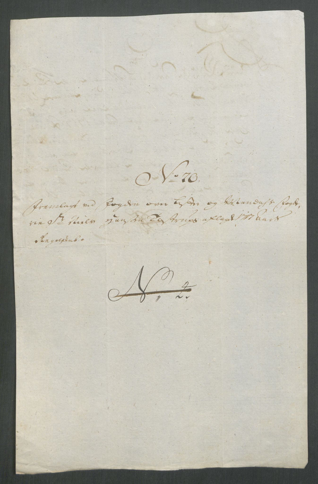 Rentekammeret inntil 1814, Reviderte regnskaper, Fogderegnskap, AV/RA-EA-4092/R43/L2561: Fogderegnskap Lista og Mandal, 1717, p. 234