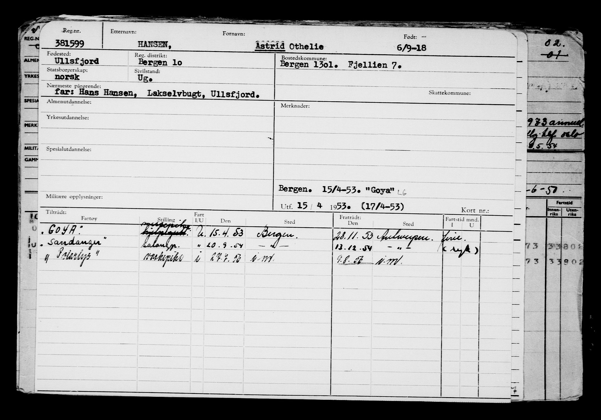 Direktoratet for sjømenn, AV/RA-S-3545/G/Gb/L0162: Hovedkort, 1918, p. 112