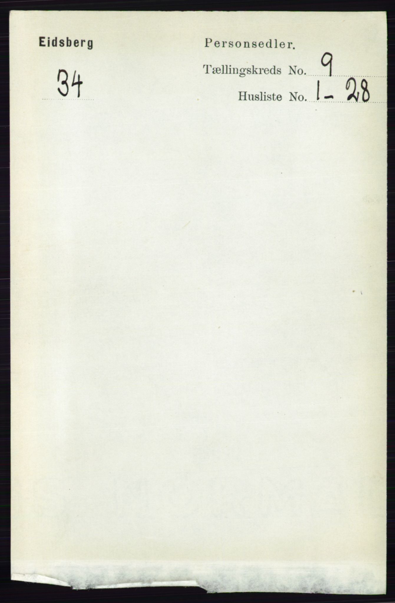 RA, 1891 census for 0125 Eidsberg, 1891, p. 5163