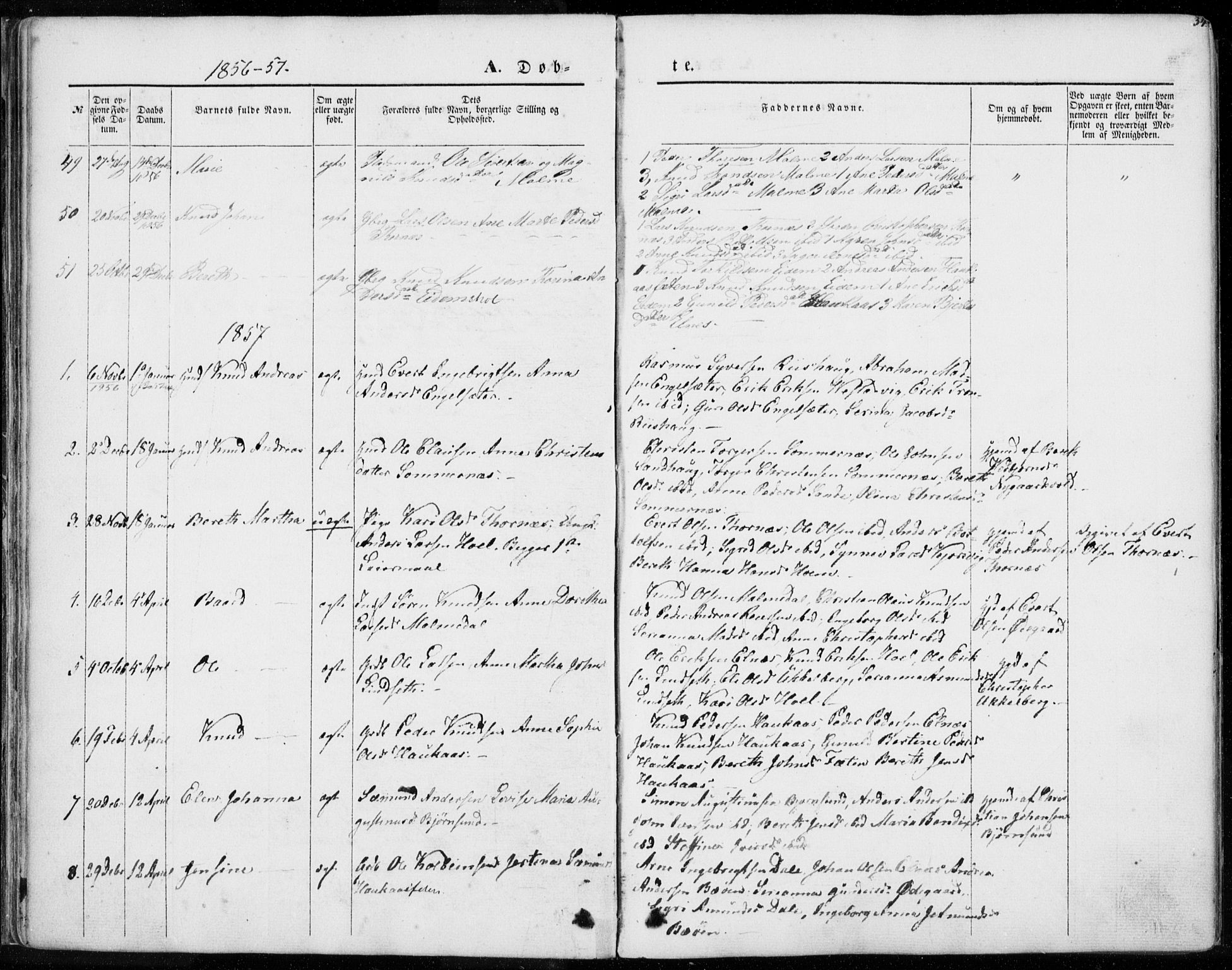 Ministerialprotokoller, klokkerbøker og fødselsregistre - Møre og Romsdal, SAT/A-1454/565/L0748: Parish register (official) no. 565A02, 1845-1872, p. 34