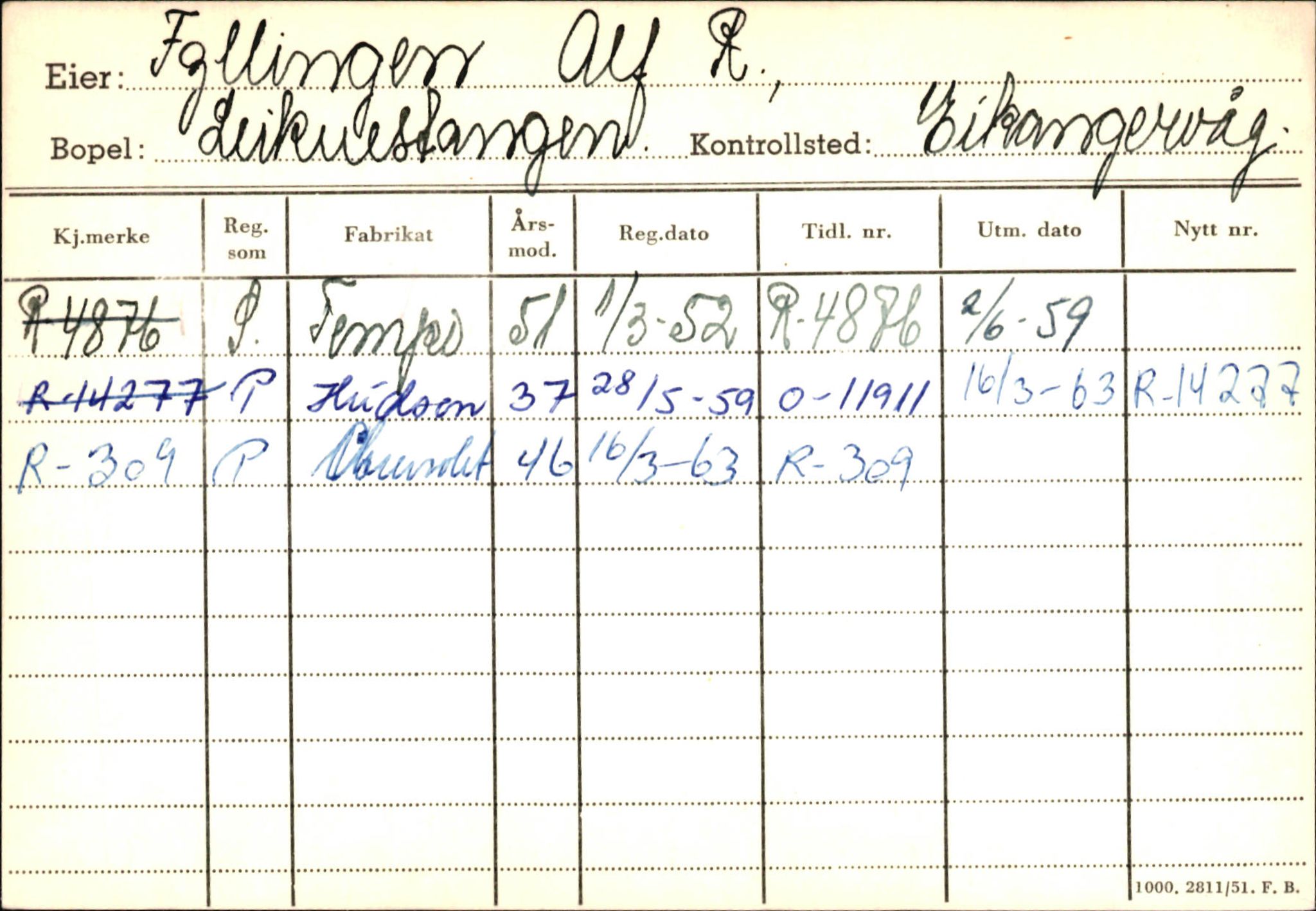 Statens vegvesen, Hordaland vegkontor, AV/SAB-A-5201/2/Ha/L0015: R-eierkort F-G, 1920-1971, p. 67