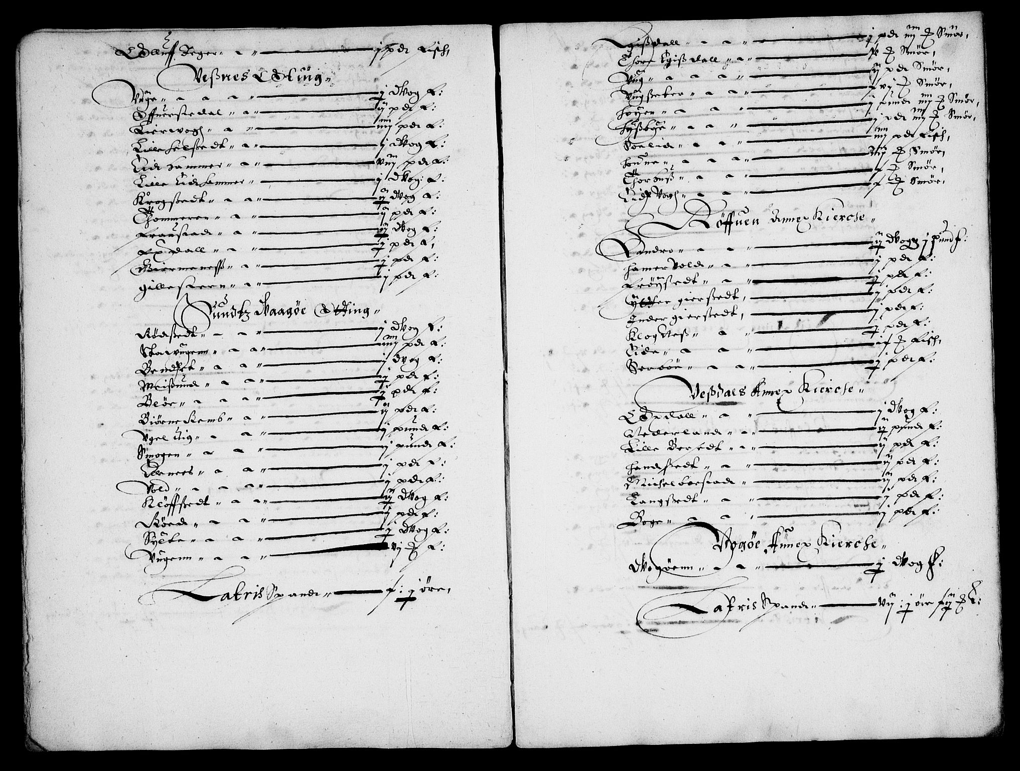 Rentekammeret inntil 1814, Realistisk ordnet avdeling, AV/RA-EA-4070/Fc/Fca/L0004/0003: [Ca IV]  Trondheim stift / "Stichtens Bog", 1654