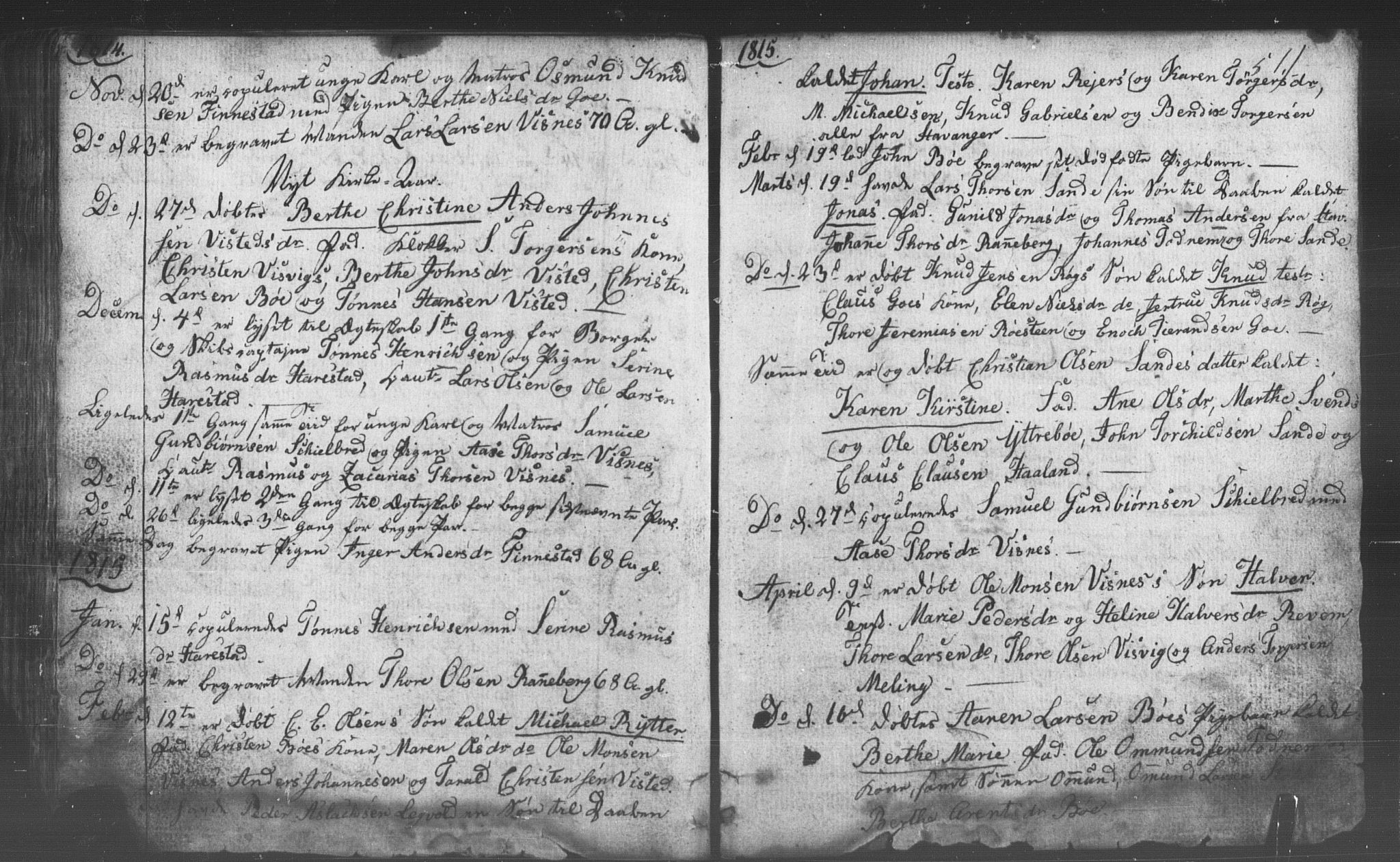 Domkirken sokneprestkontor, SAST/A-101812/001/30/30BB/L0006: Parish register (copy) no. B 6, 1783-1815, p. 51