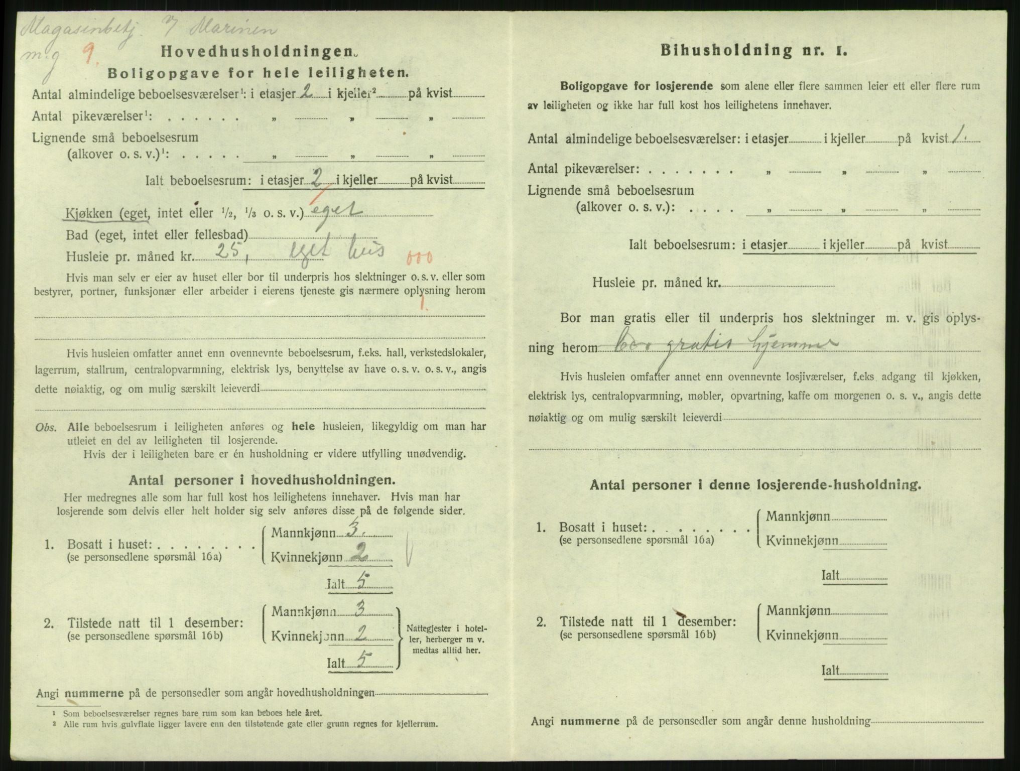 SAKO, 1920 census for Horten, 1920, p. 6112