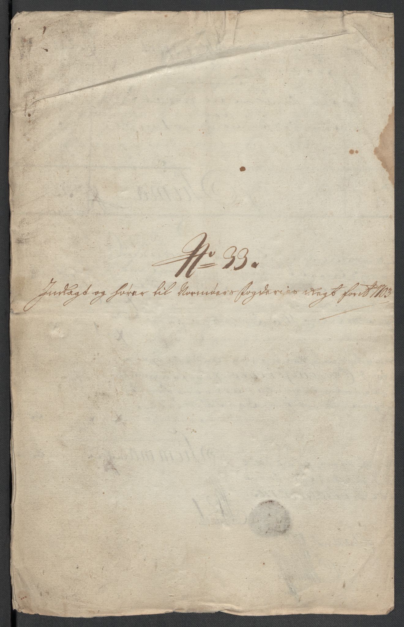 Rentekammeret inntil 1814, Reviderte regnskaper, Fogderegnskap, RA/EA-4092/R56/L3740: Fogderegnskap Nordmøre, 1703-1704, p. 190