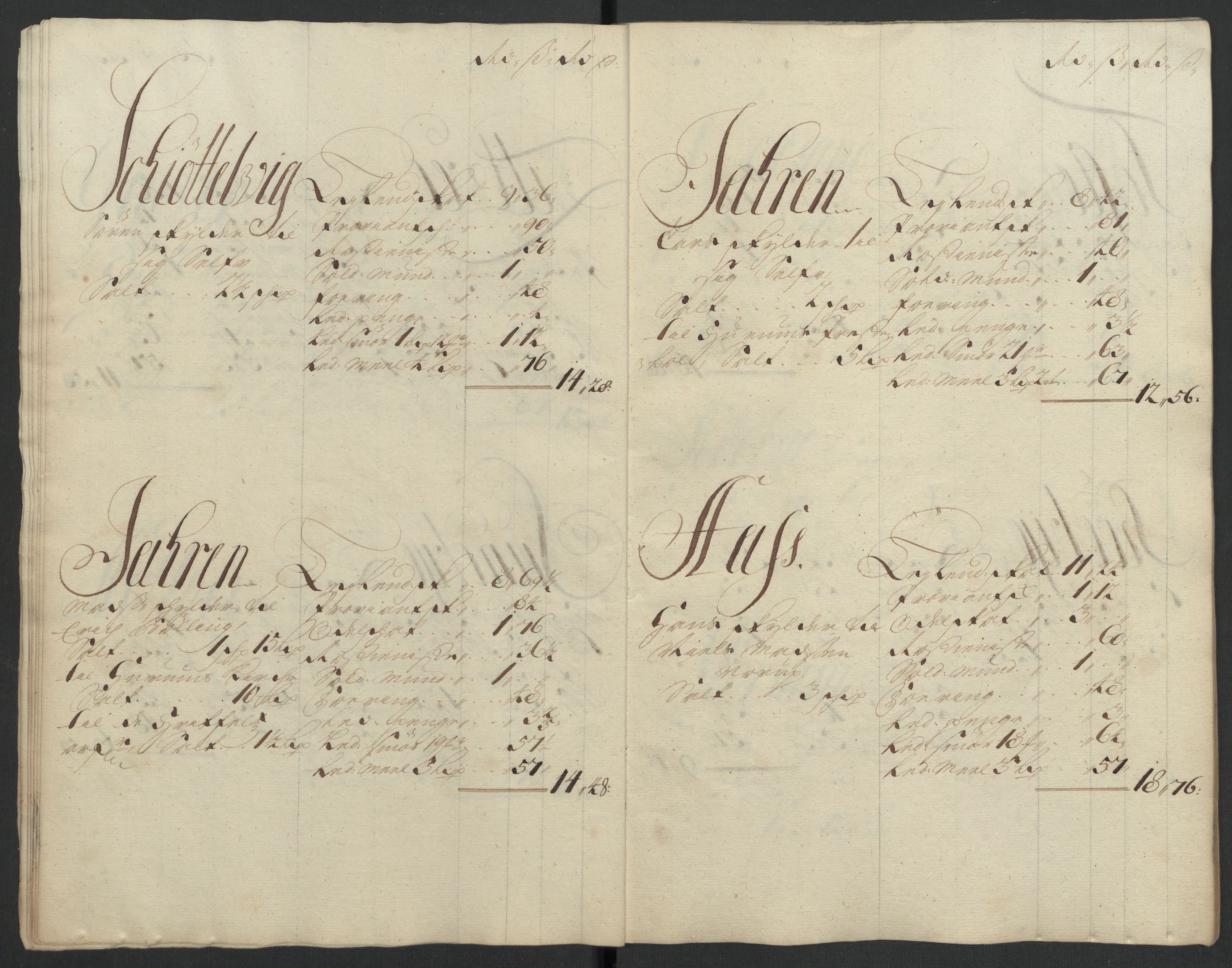 Rentekammeret inntil 1814, Reviderte regnskaper, Fogderegnskap, RA/EA-4092/R31/L1702: Fogderegnskap Hurum, Røyken, Eiker, Lier og Buskerud, 1708, p. 30