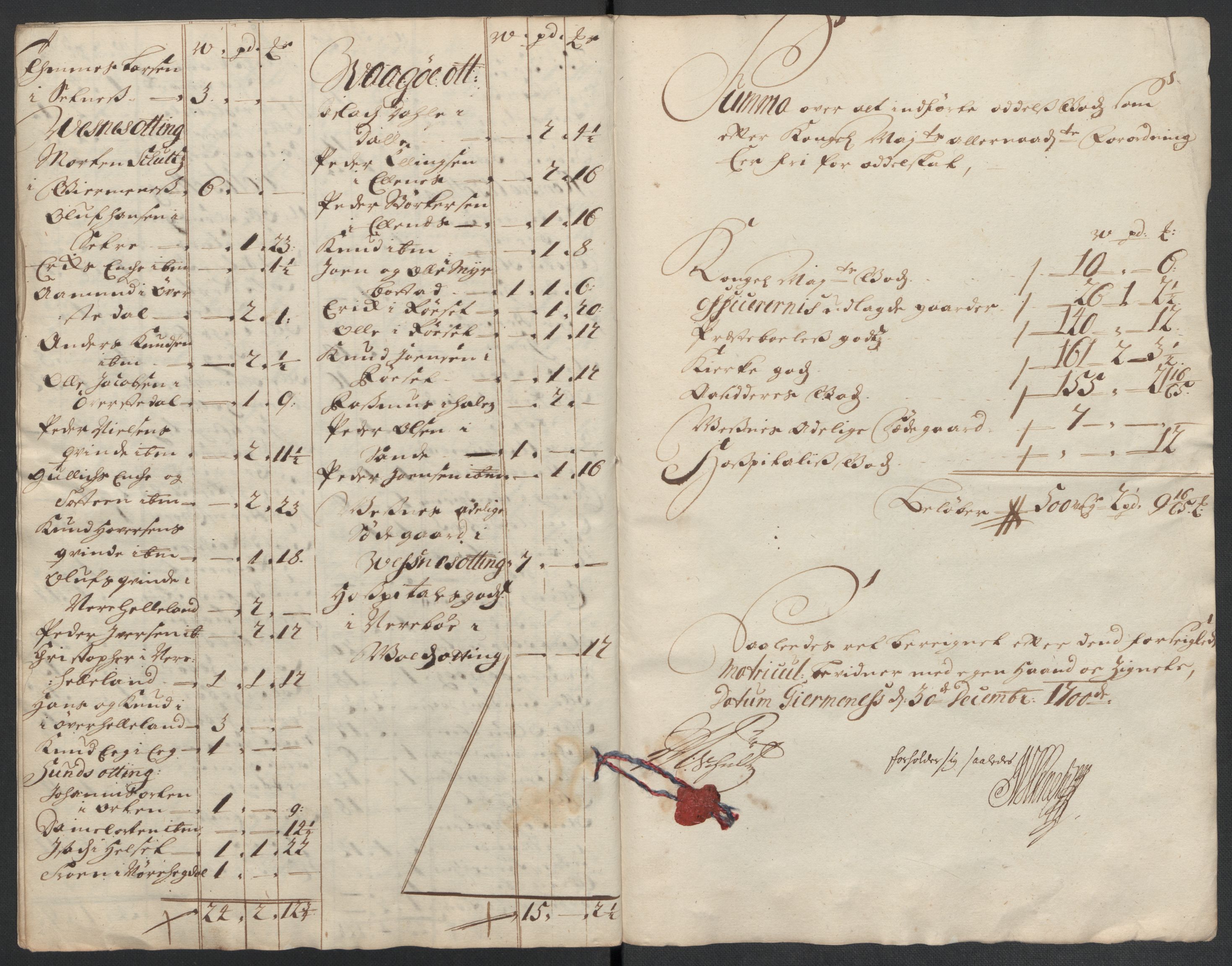 Rentekammeret inntil 1814, Reviderte regnskaper, Fogderegnskap, AV/RA-EA-4092/R55/L3654: Fogderegnskap Romsdal, 1699-1700, p. 362