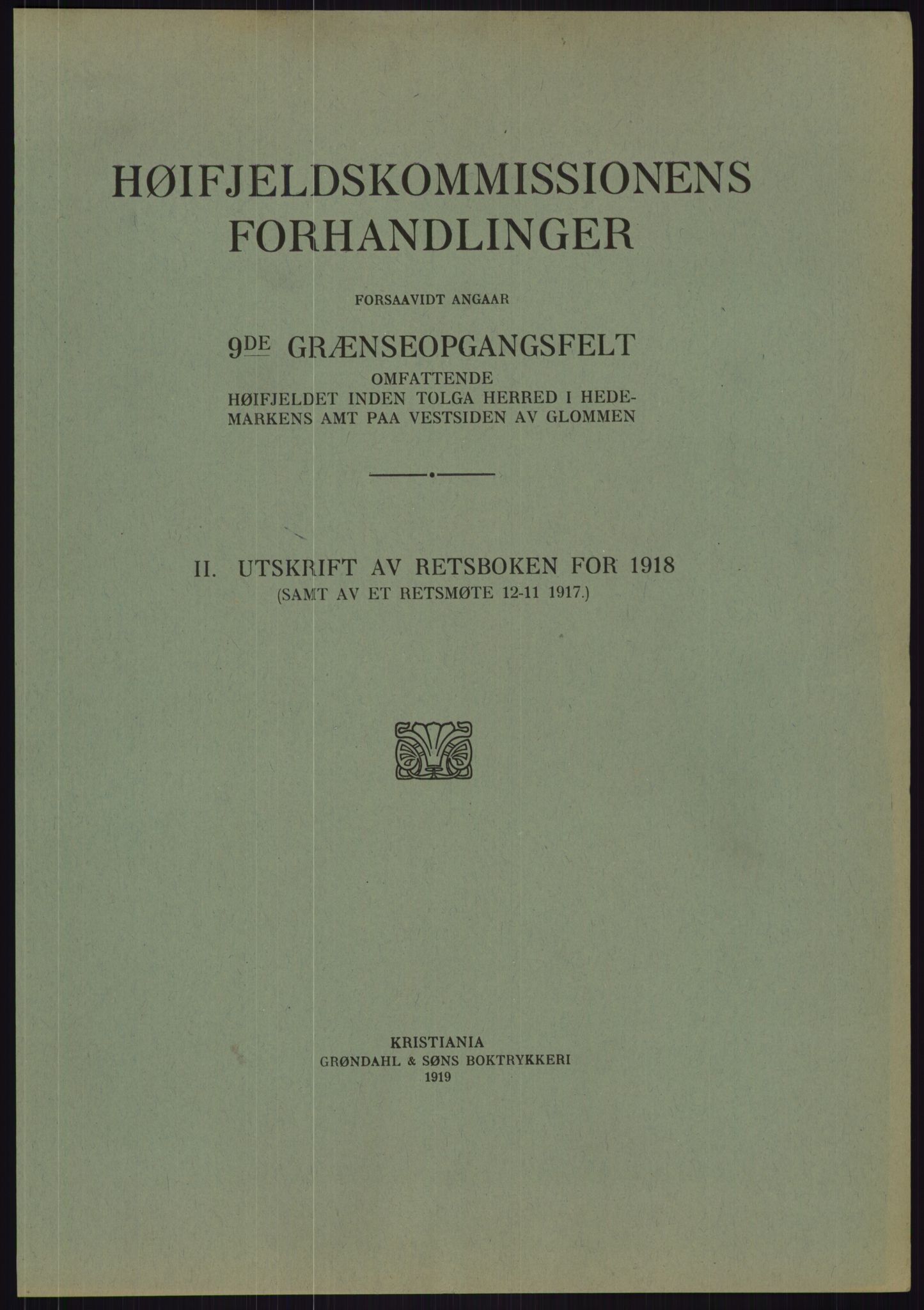 Høyfjellskommisjonen, AV/RA-S-1546/X/Xa/L0001: Nr. 1-33, 1909-1953, p. 4271