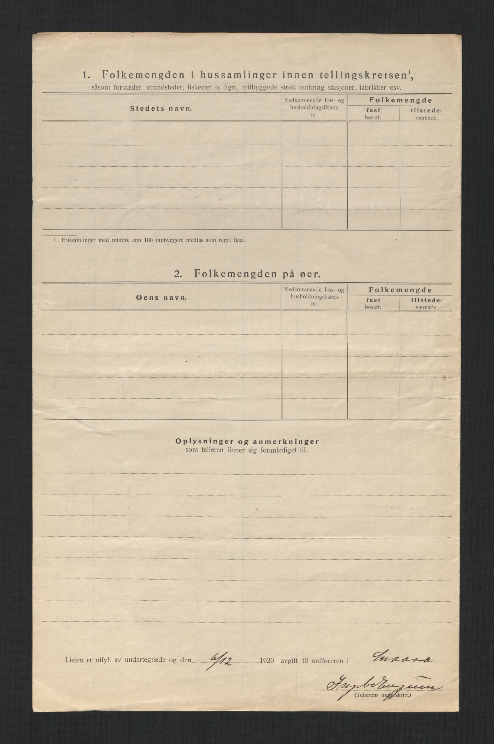 SAT, 1920 census for Snåsa, 1920, p. 35