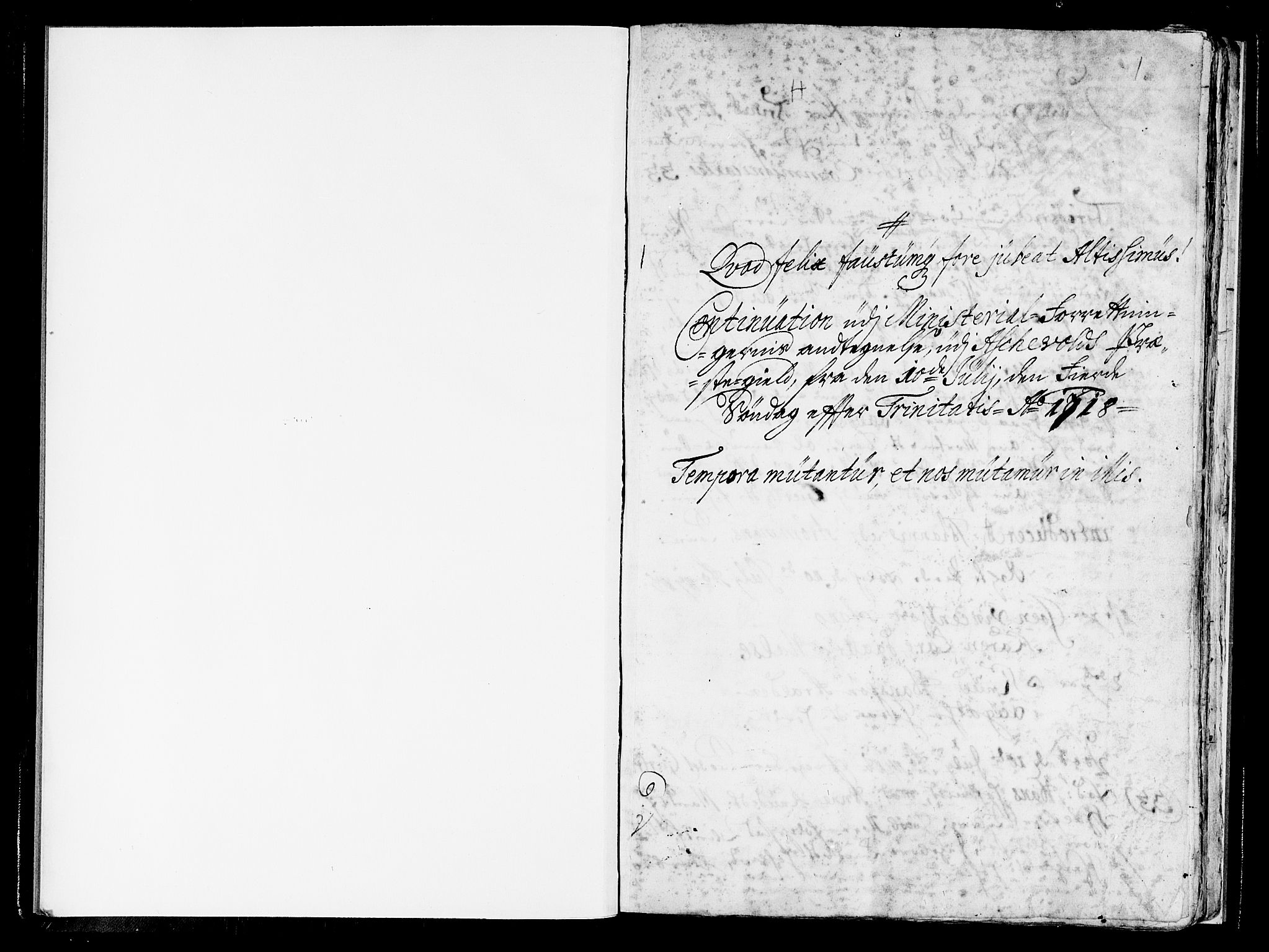 Askvoll sokneprestembete, AV/SAB-A-79501/H/Haa/Haaa/L0004: Parish register (official) no. A 4, 1718-1722
