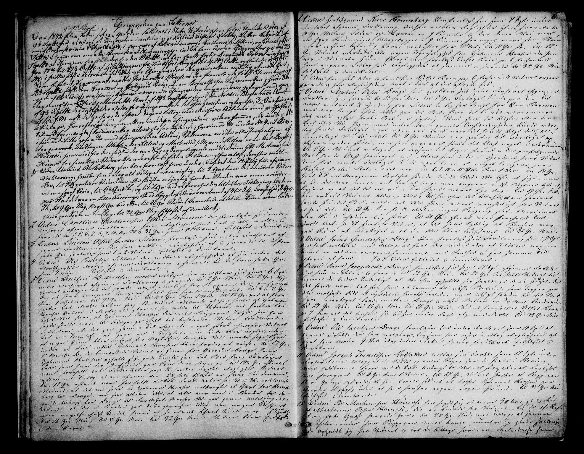 Nordfjord sorenskriveri, AV/SAB-A-2801/01/01a/L0042a: Tingbøker (justisprotokoller), 1842-1847, p. 5b-6a
