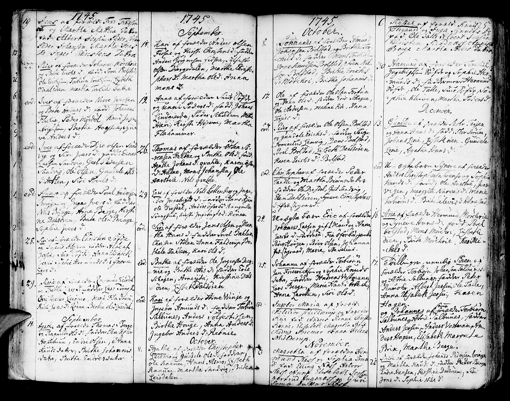 Luster sokneprestembete, SAB/A-81101/H/Haa/Haaa/L0001: Parish register (official) no. A 1, 1731-1803, p. 25