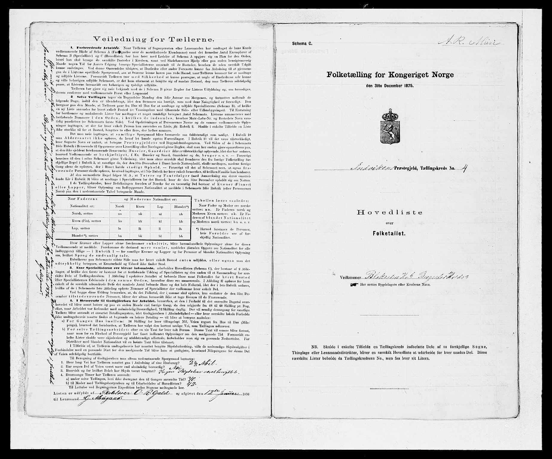 SAB, 1875 Census for 1447P Innvik, 1875, p. 8