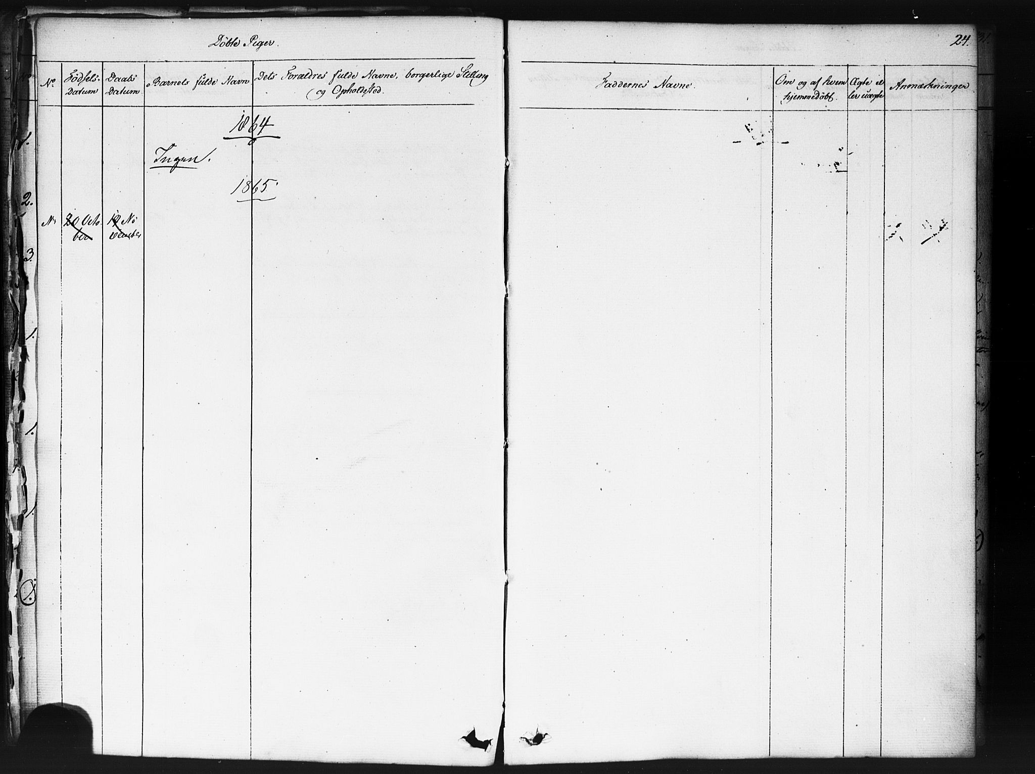 Kristiania tukthusprest Kirkebøker, SAO/A-10881/F/Fa/L0003: Parish register (official) no. 3, 1831-1865, p. 24