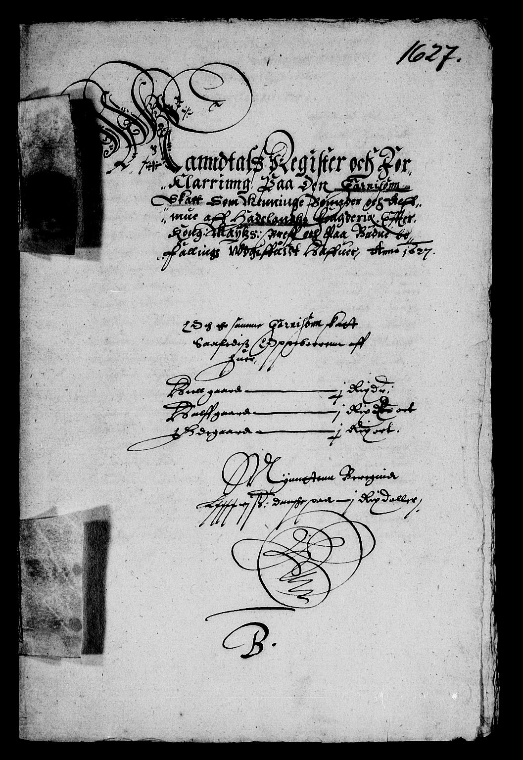 Rentekammeret inntil 1814, Reviderte regnskaper, Lensregnskaper, AV/RA-EA-5023/R/Rb/Rba/L0085: Akershus len, 1625-1628