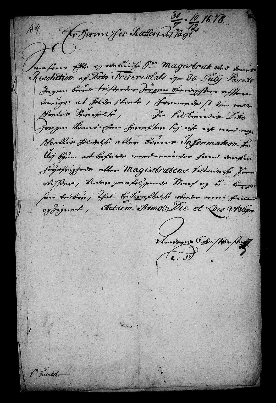 Stattholderembetet 1572-1771, RA/EA-2870/Af/L0002: Avskrifter av vedlegg til originale supplikker, nummerert i samsvar med supplikkbøkene, 1687-1689, p. 64