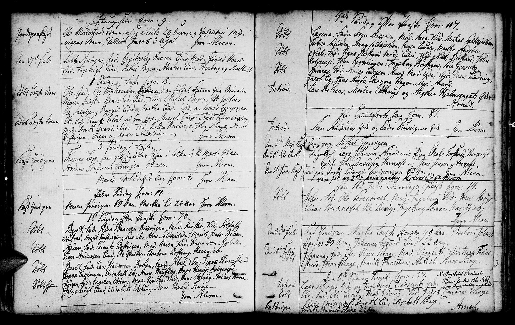 Ministerialprotokoller, klokkerbøker og fødselsregistre - Nord-Trøndelag, AV/SAT-A-1458/780/L0632: Parish register (official) no. 780A01, 1736-1786