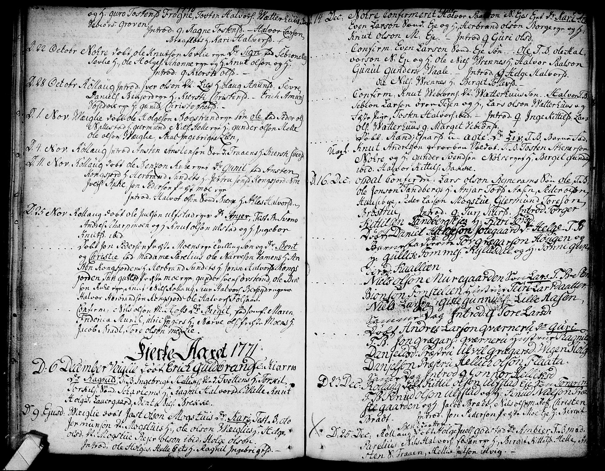 Rollag kirkebøker, SAKO/A-240/F/Fa/L0003: Parish register (official) no. I 3, 1743-1778, p. 129