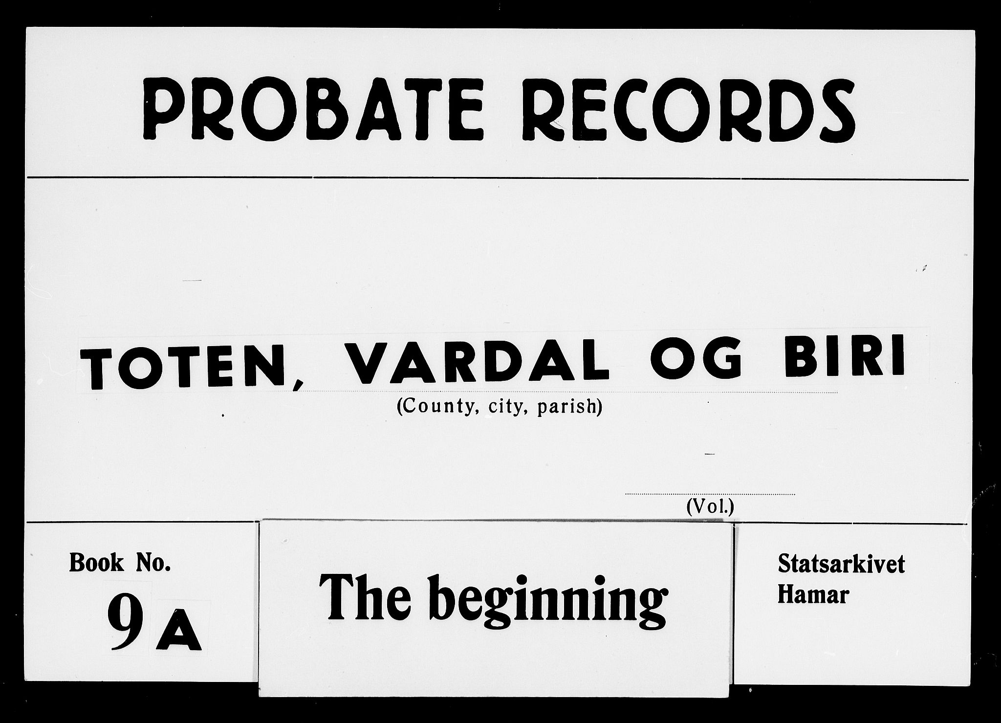 Toten tingrett, AV/SAH-TING-006/J/Ja/L0009: Skifteprotokoll, 1756-1765