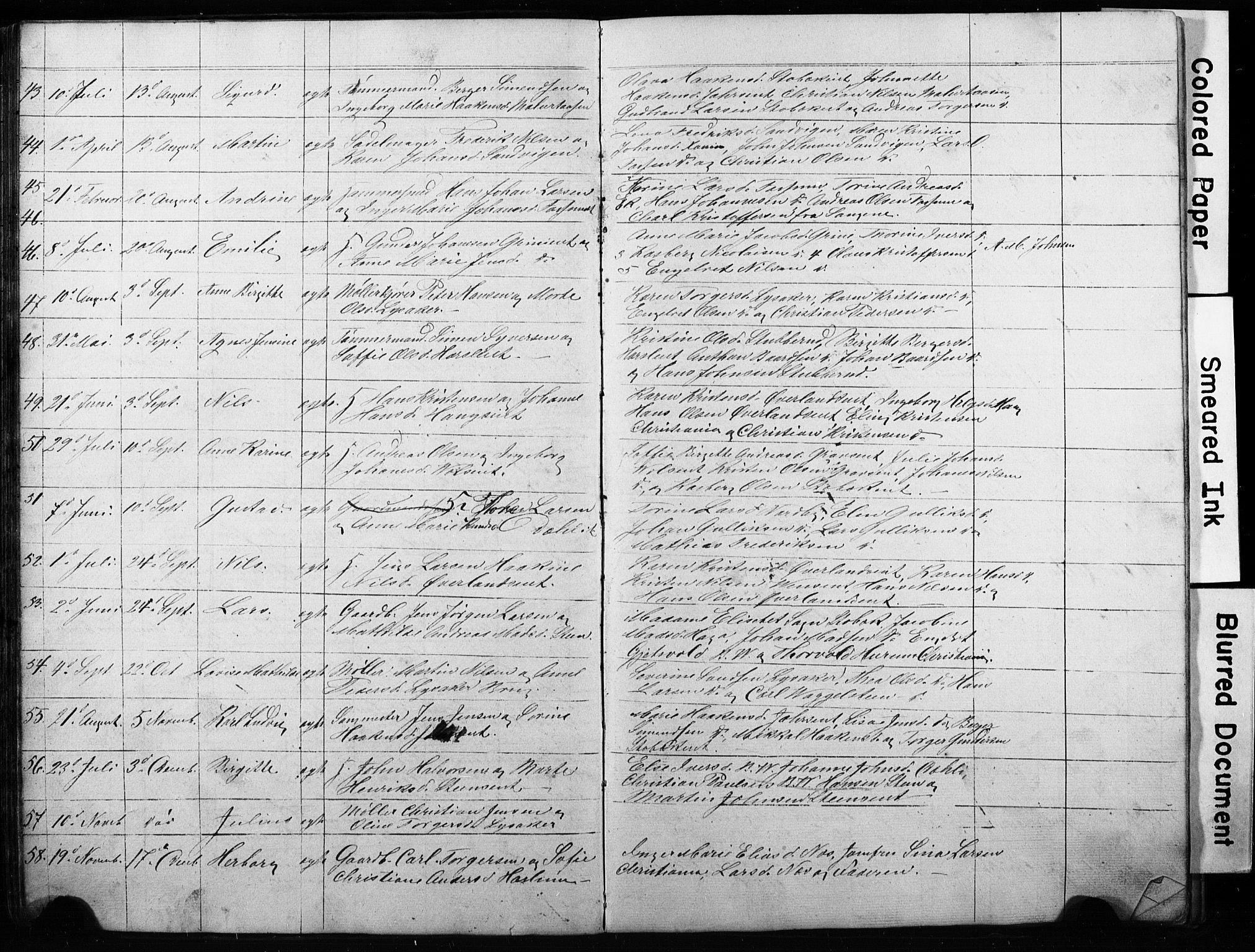 Asker prestekontor Kirkebøker, AV/SAO-A-10256a/G/Gc/L0001: Parish register (copy) no. III 1, 1854-1873