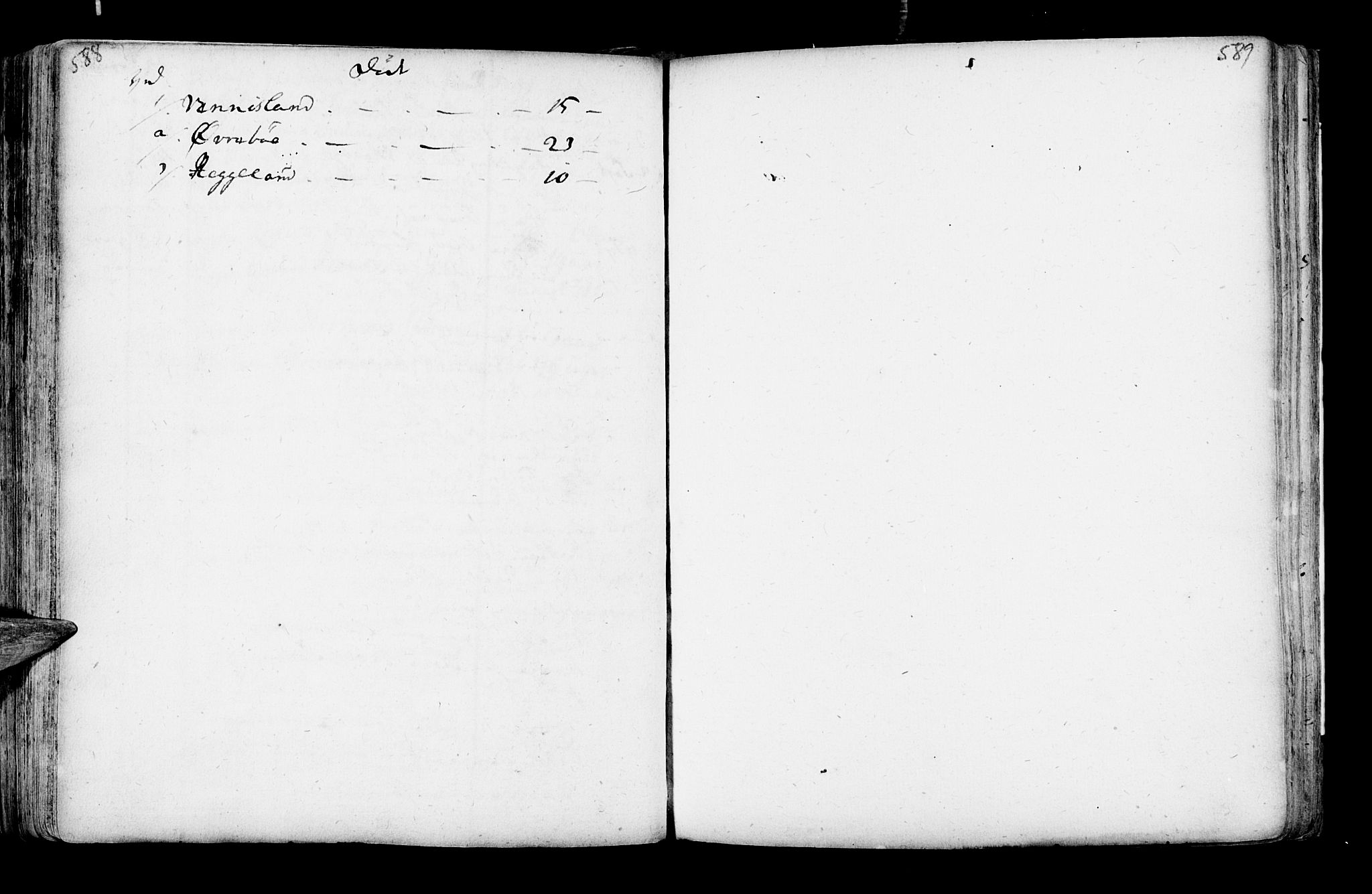 Oddernes sokneprestkontor, AV/SAK-1111-0033/F/Fa/Faa/L0002: Parish register (official) no. A 2, 1719-1764, p. 588-589