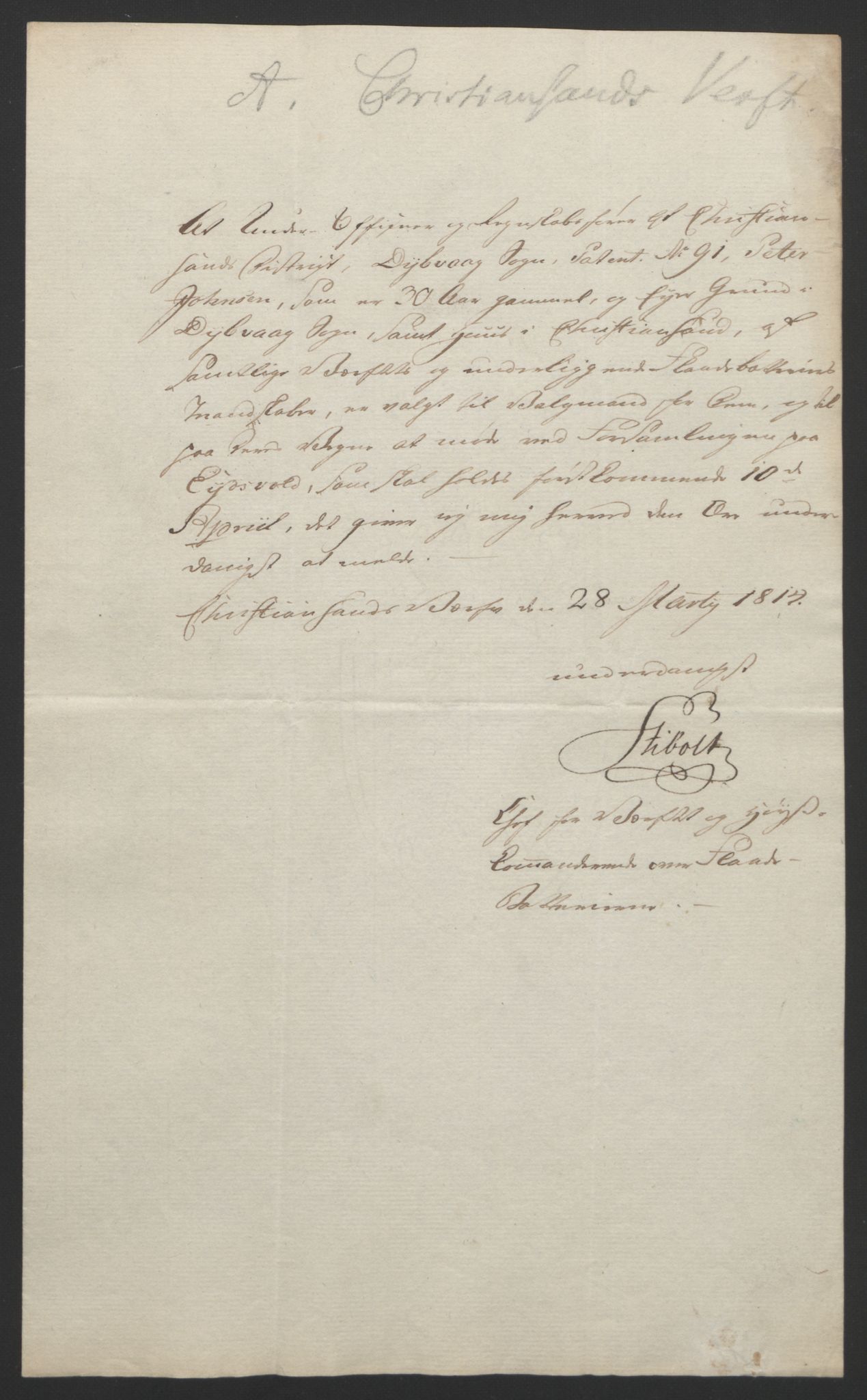 Statsrådssekretariatet, RA/S-1001/D/Db/L0007: Fullmakter for Eidsvollsrepresentantene i 1814. , 1814, p. 128