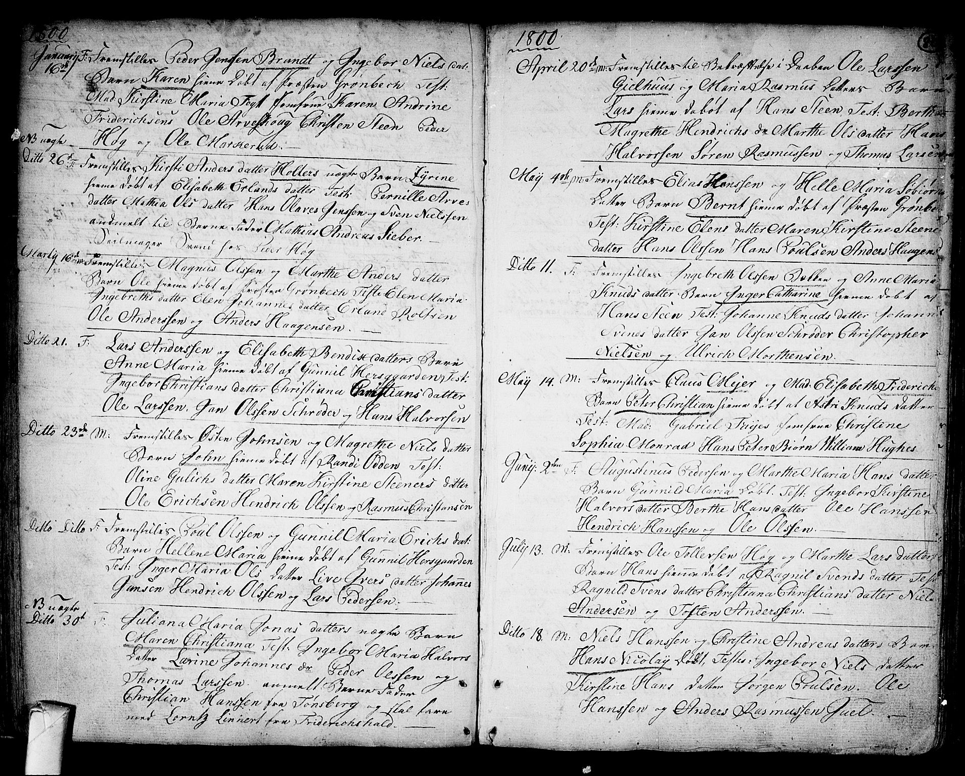 Strømsø kirkebøker, SAKO/A-246/F/Fb/L0002: Parish register (official) no. II 2, 1739-1814, p. 80