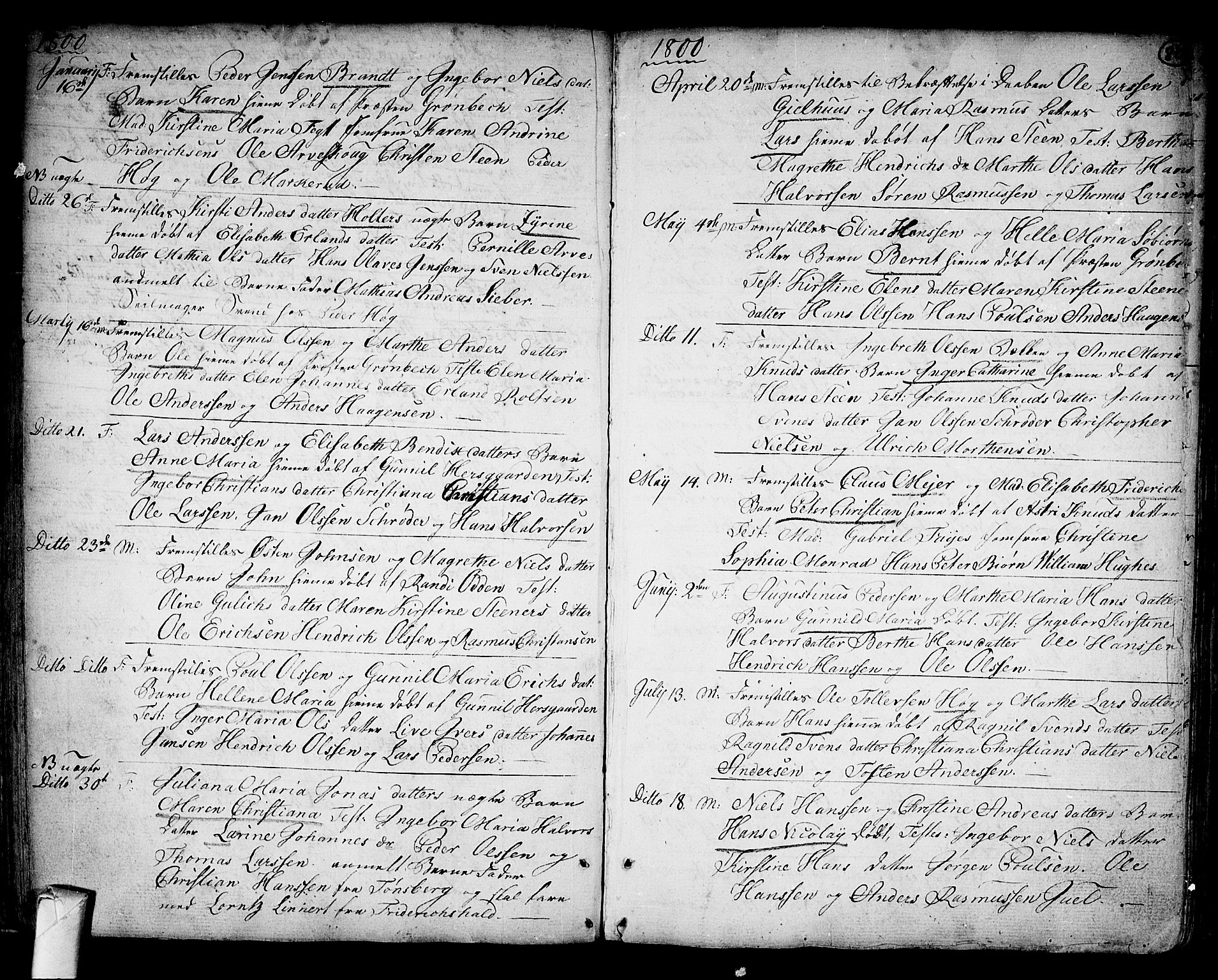 Strømsø kirkebøker, AV/SAKO-A-246/F/Fb/L0002: Parish register (official) no. II 2, 1739-1814, p. 80