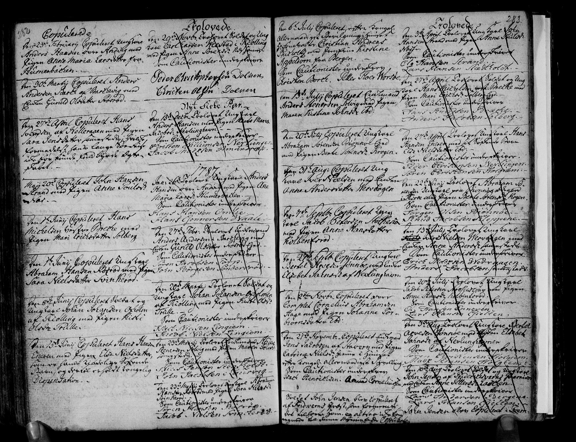 Brunlanes kirkebøker, AV/SAKO-A-342/F/Fa/L0001: Parish register (official) no. I 1, 1766-1801, p. 282-283