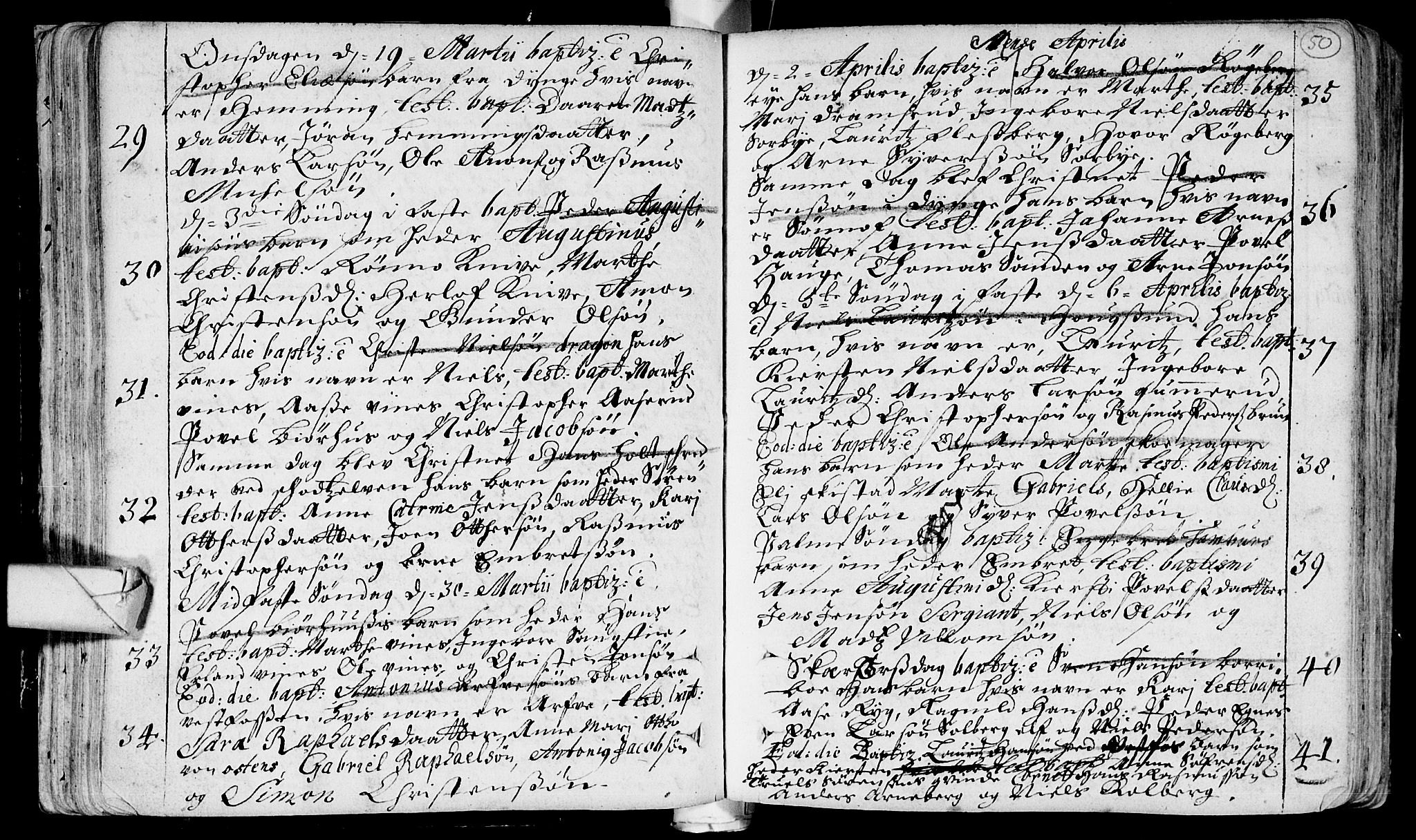 Eiker kirkebøker, AV/SAKO-A-4/F/Fa/L0002: Parish register (official) no. I 2, 1705-1724, p. 50