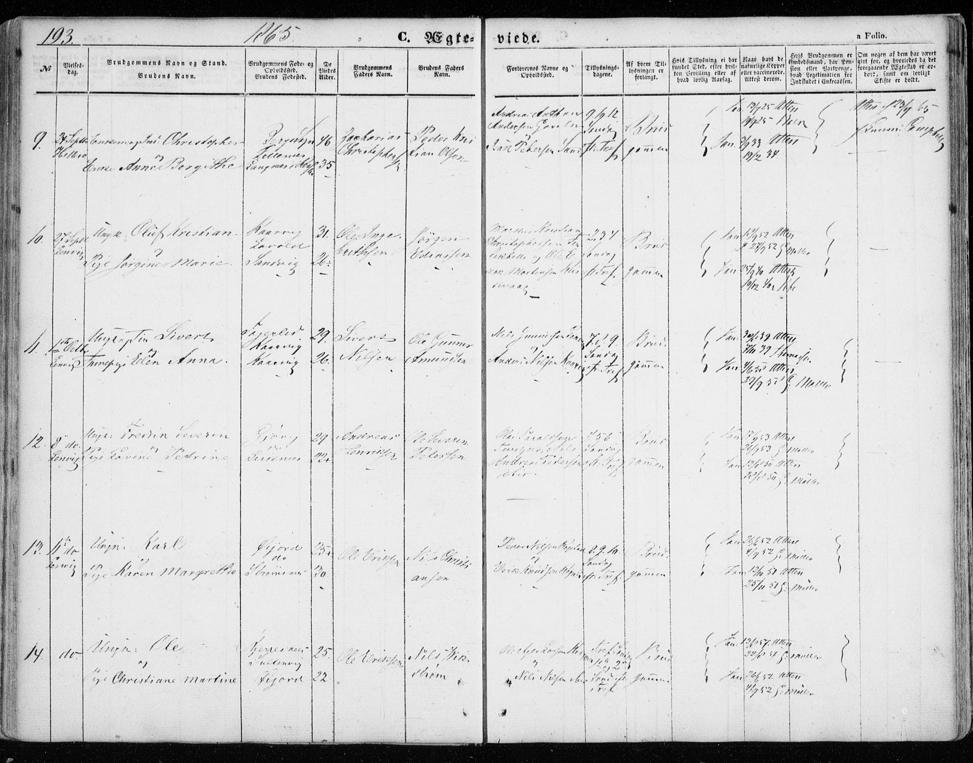 Lenvik sokneprestembete, SATØ/S-1310/H/Ha/Haa/L0007kirke: Parish register (official) no. 7, 1855-1865, p. 193